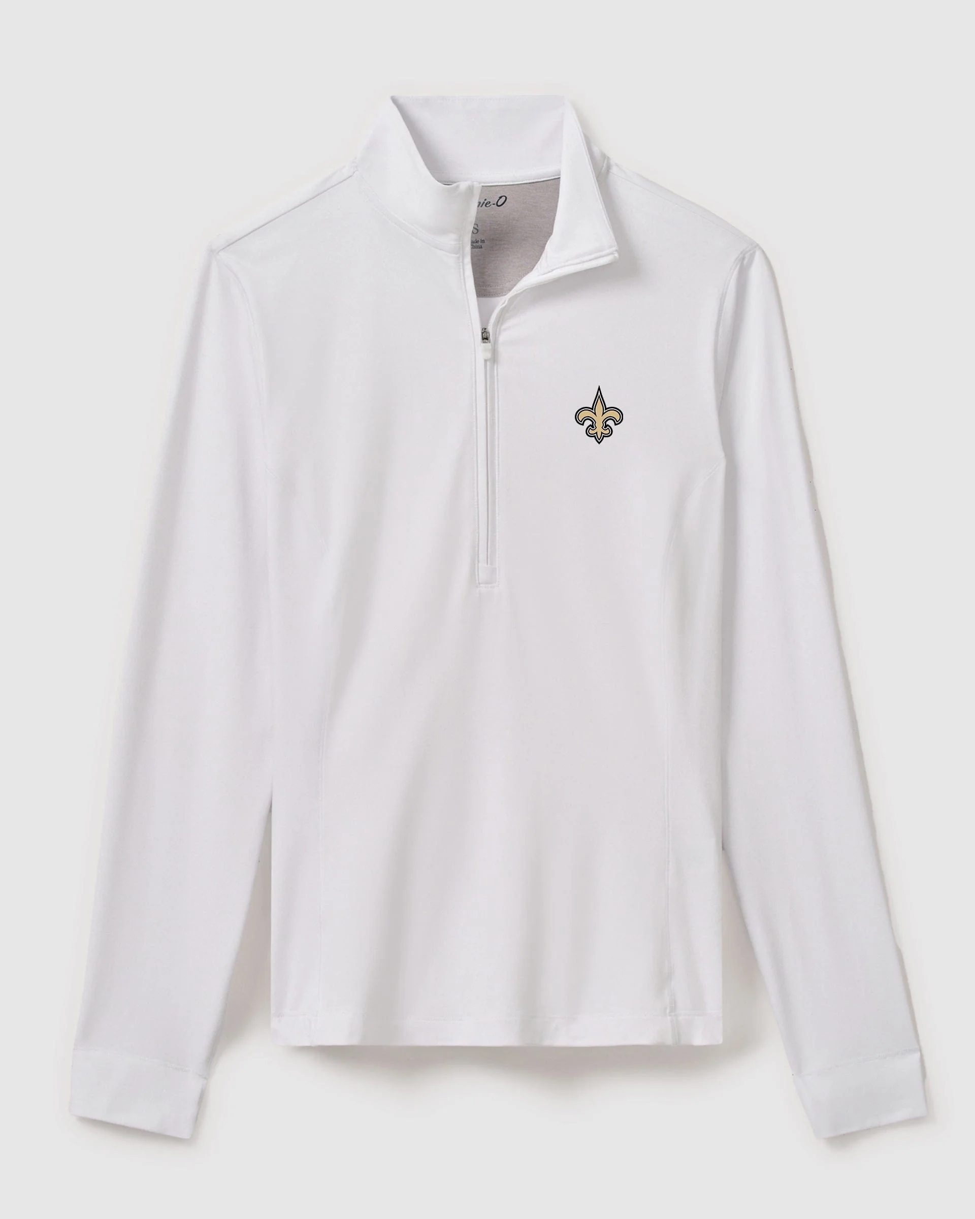 Women's New Orleans Saints Susie Performance 1/4 Zip - Image 2