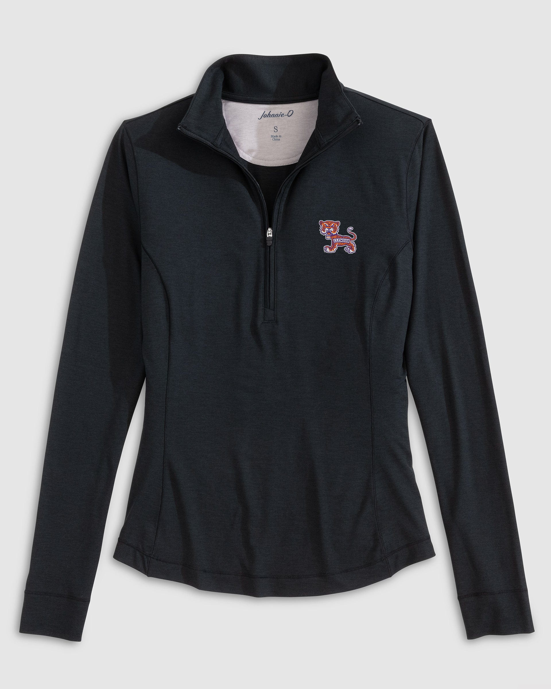 Women's Clemson University Susie Performance 1/4 Zip - Vault Logo - Image 2