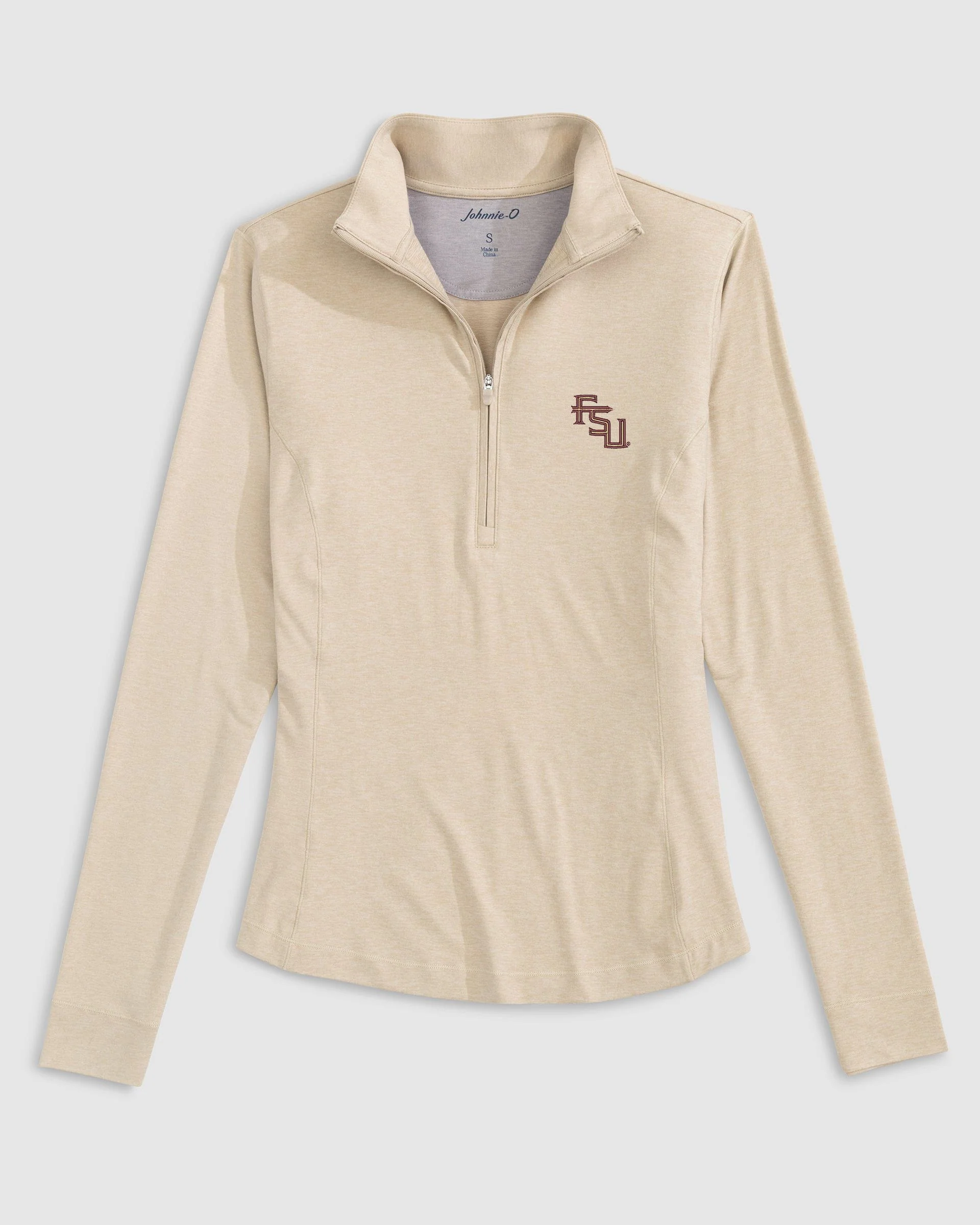 Women's Florida State Susie Performance 1/4 Zip - Stacked Logo - Image 2
