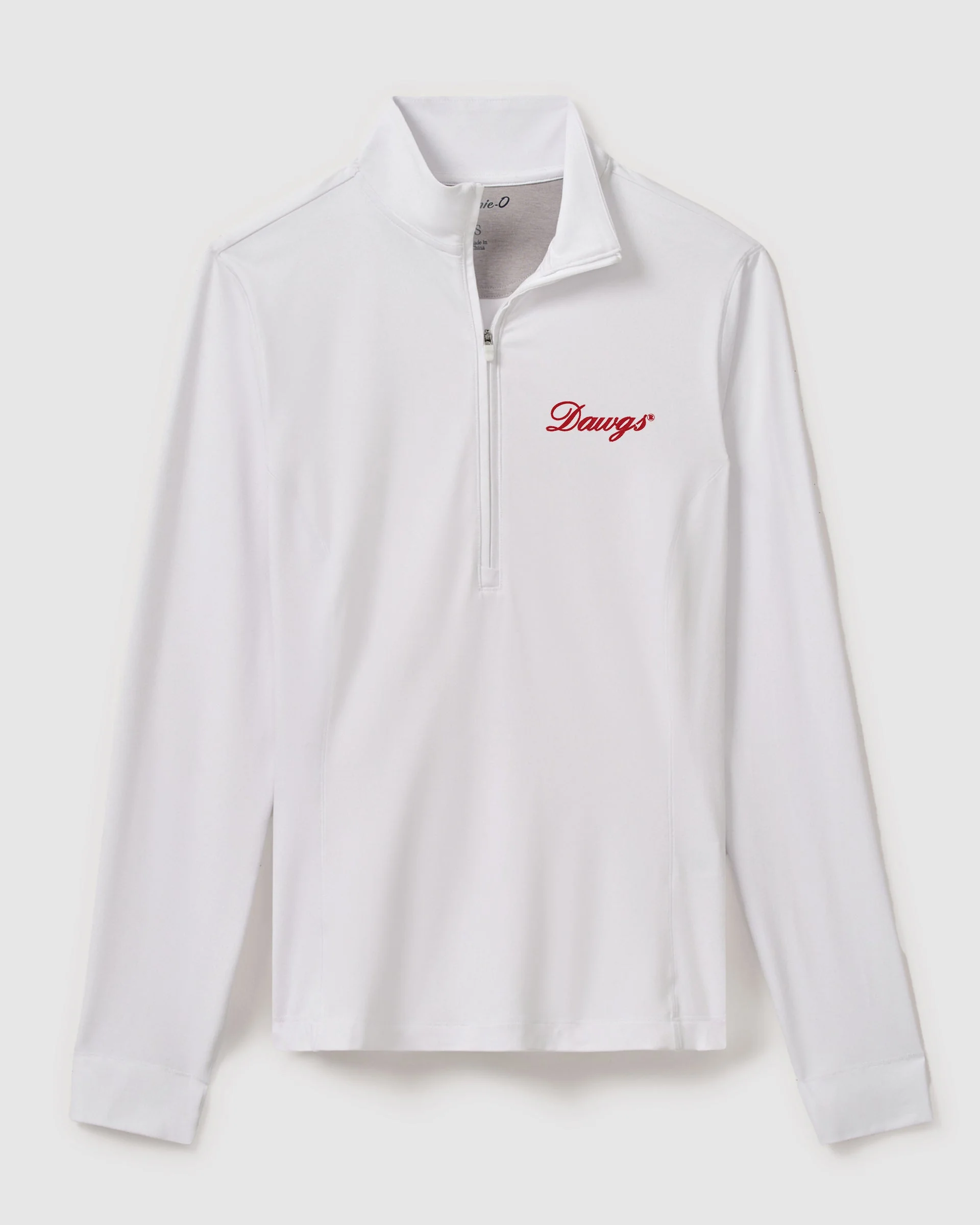 Women's Georgia Susie Performance 1/4 Zip - Script Logo - Image 2