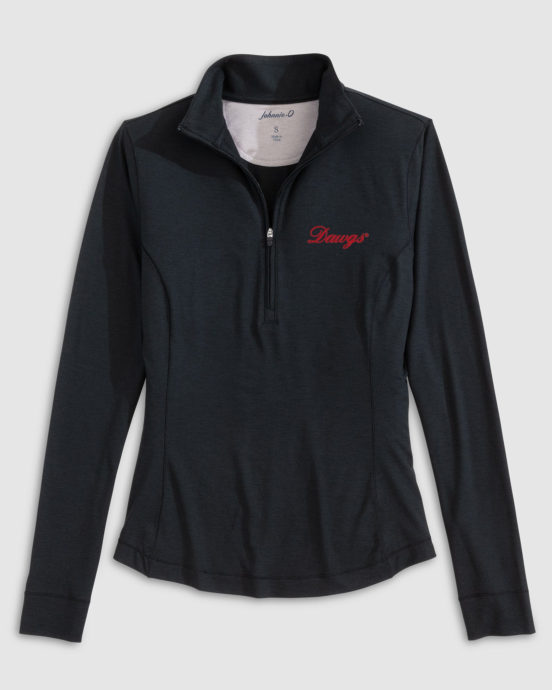 Women's Georgia Susie Performance 1/4 Zip - Script Logo - Image 4