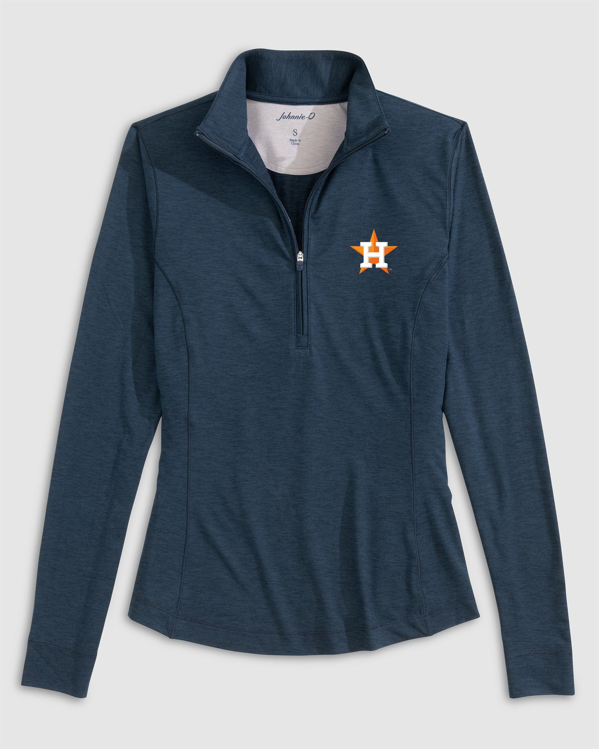 Women's Houston Astros Susie Performance 1/4 Zip - Image 2