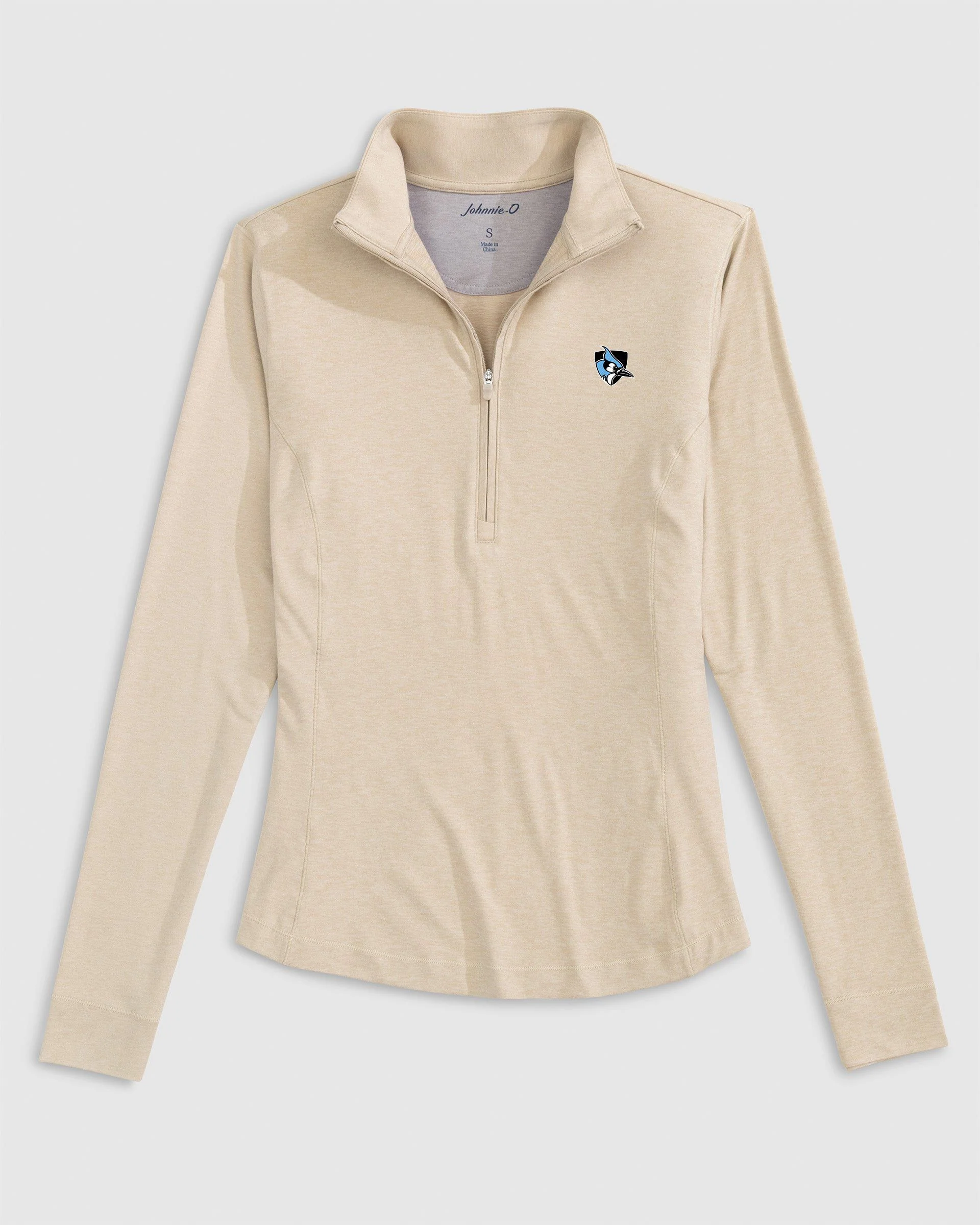 Women's Johns Hopkins Susie Performance 1/4 Zip- Athletic Logo - Image 3