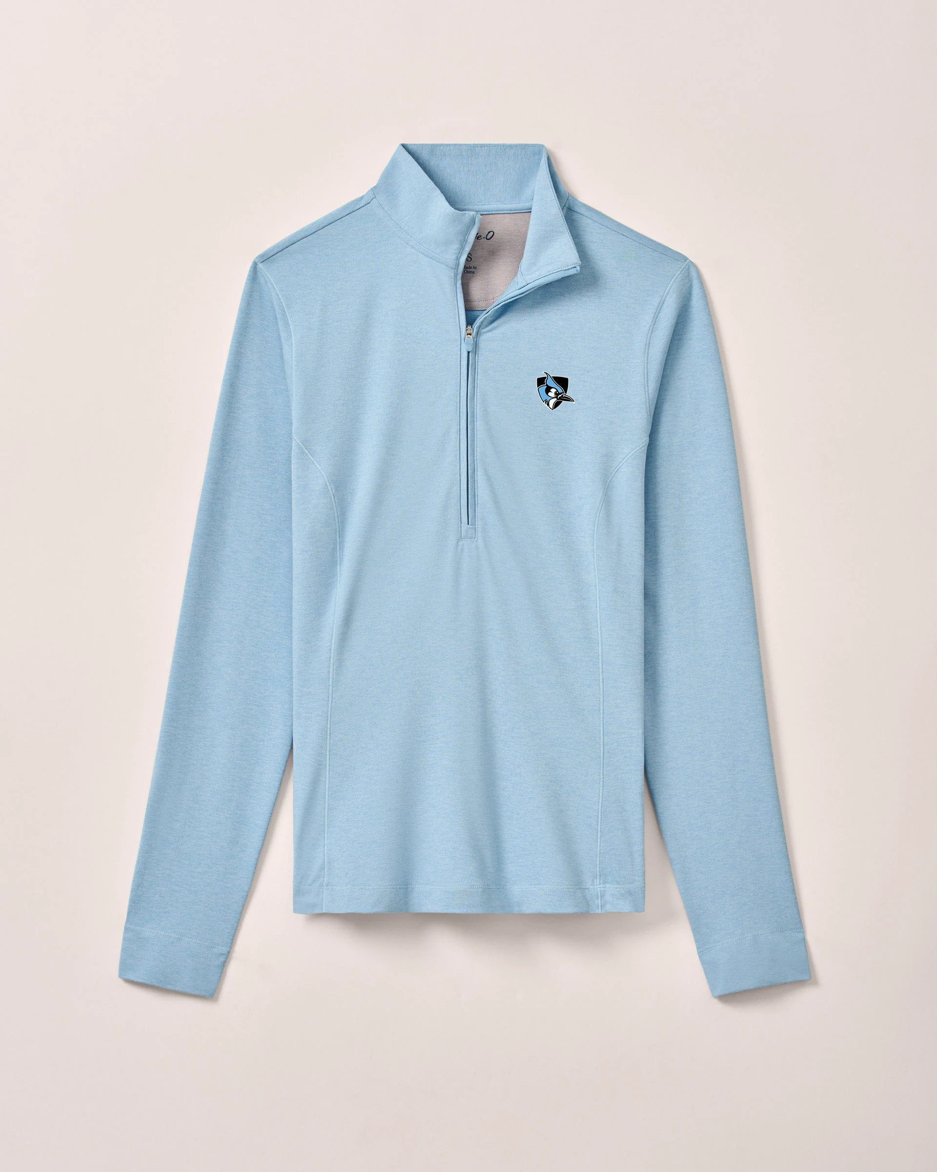 Women's Johns Hopkins Susie Performance 1/4 Zip- Athletic Logo - Image 4