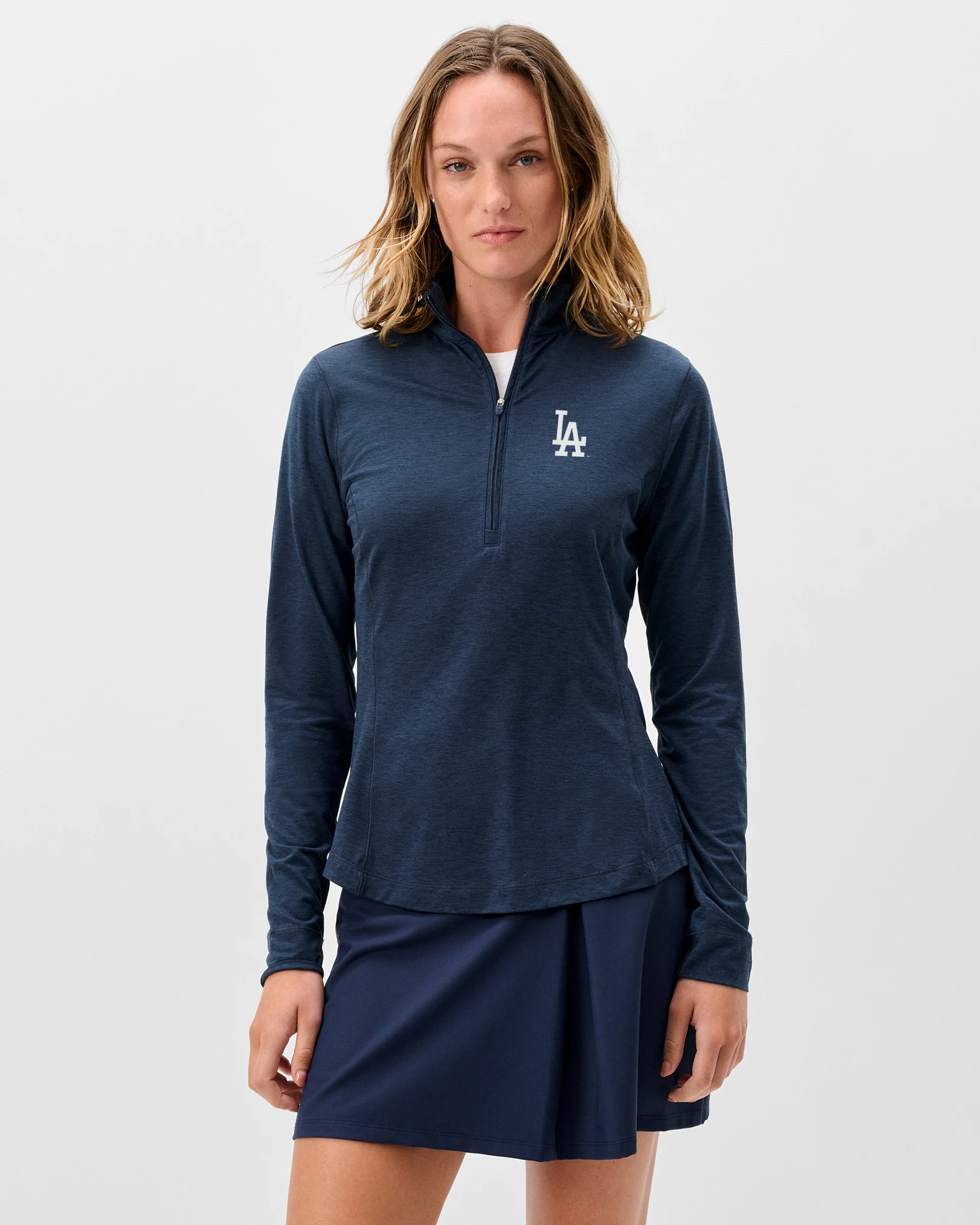 Women's Los Angeles Dodgers Susie Performance 1/4 Zip - Image 10