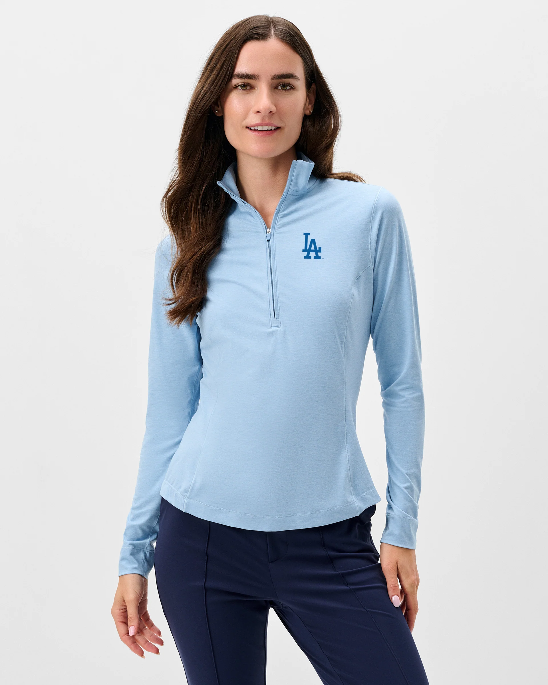 Women's Los Angeles Dodgers Susie Performance 1/4 Zip - Image 9