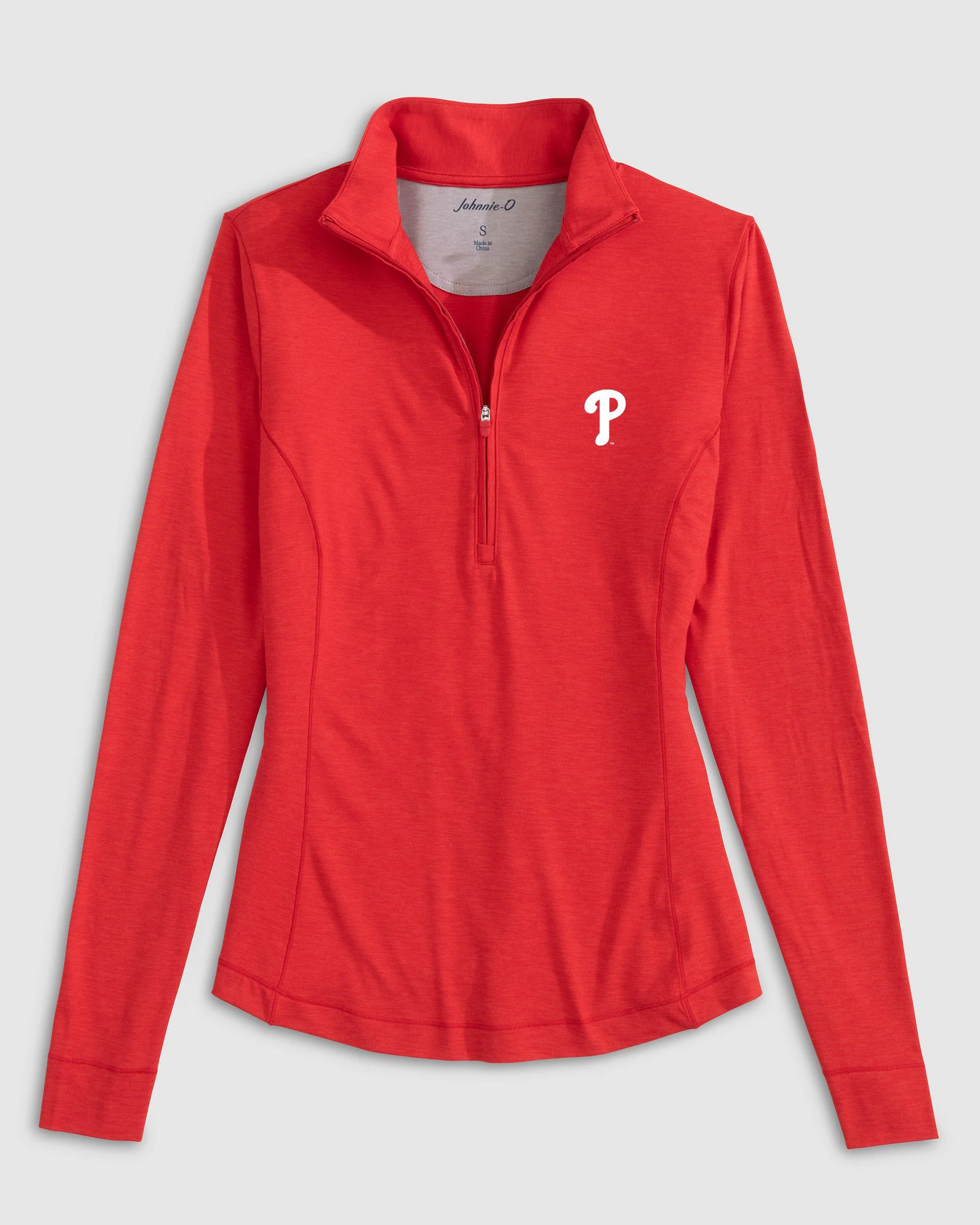 Women's Philadelphia Phillies Susie Performance 1/4 Zip - Image 4