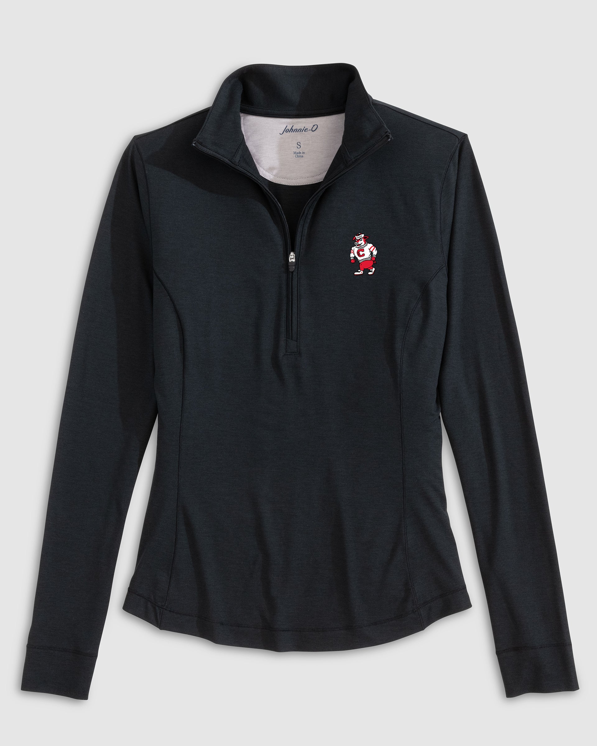 Women's Carolina Hurricanes Susie Performance 1/4 Zip  - Struttin' Stormy Logo - Image 2