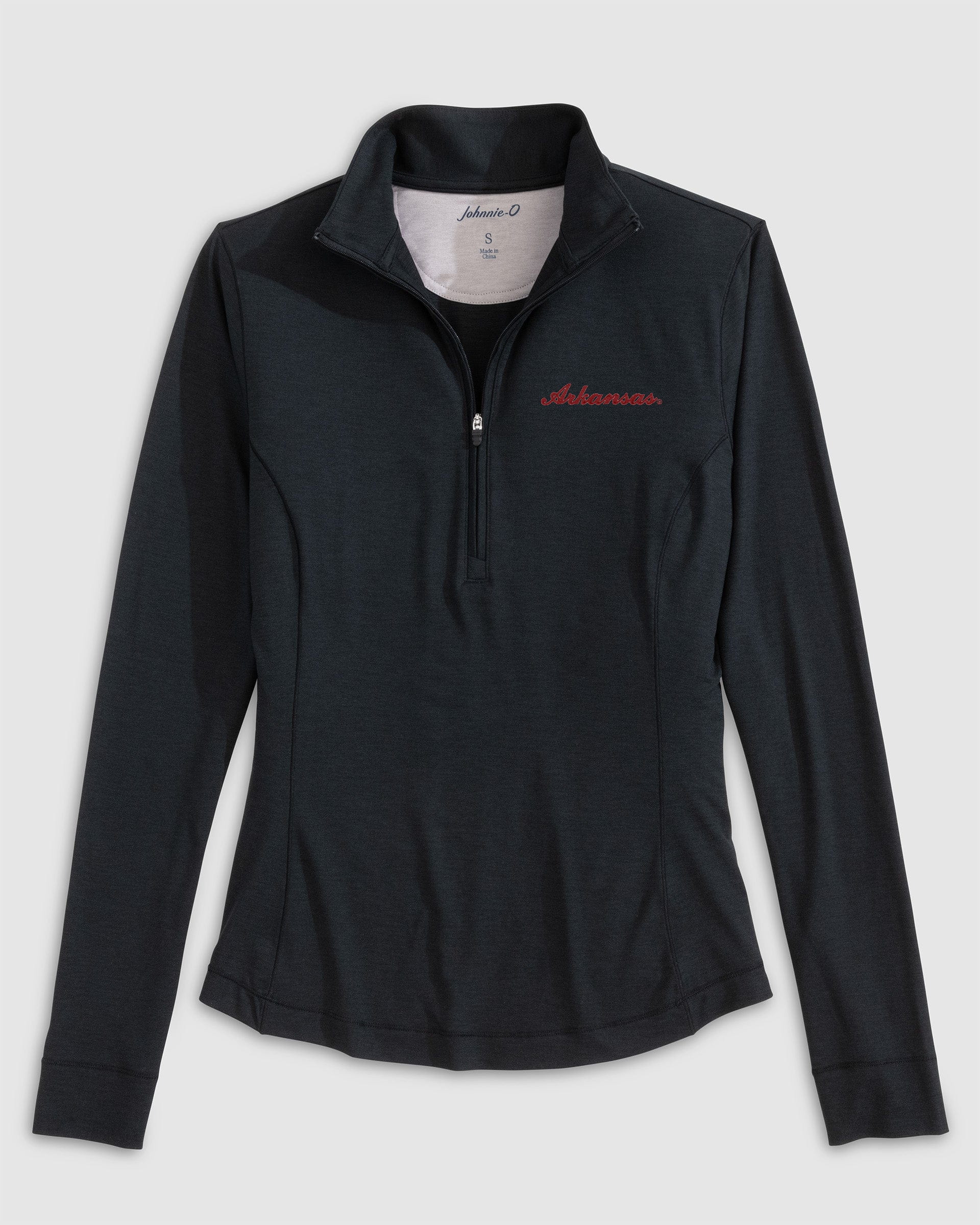 Women's University of Arkansas Susie Performance 1/4 Zip - Script Logo
