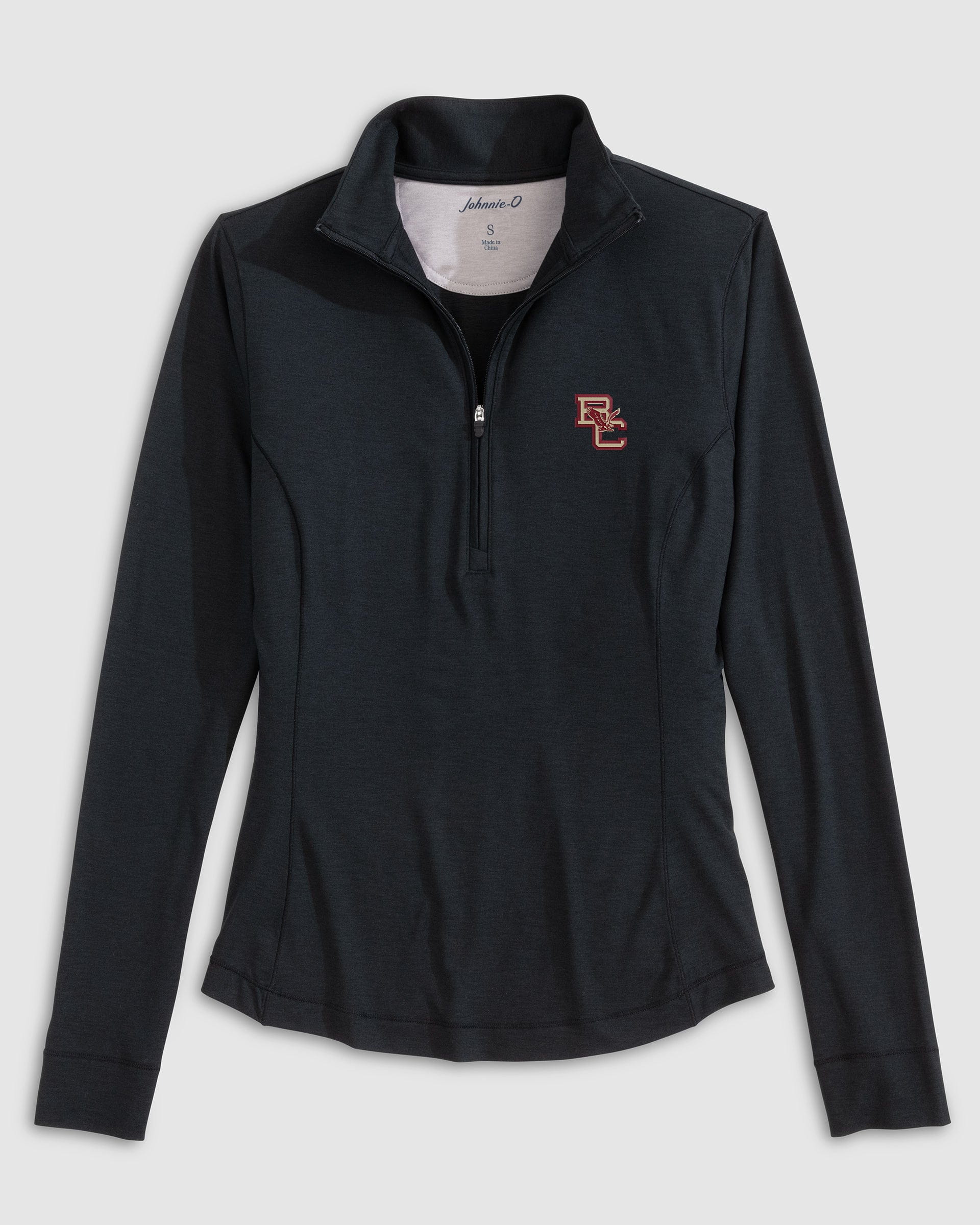 Women's Boston College Susie Performance 1/4 Zip - Heritage Logo - Image 4