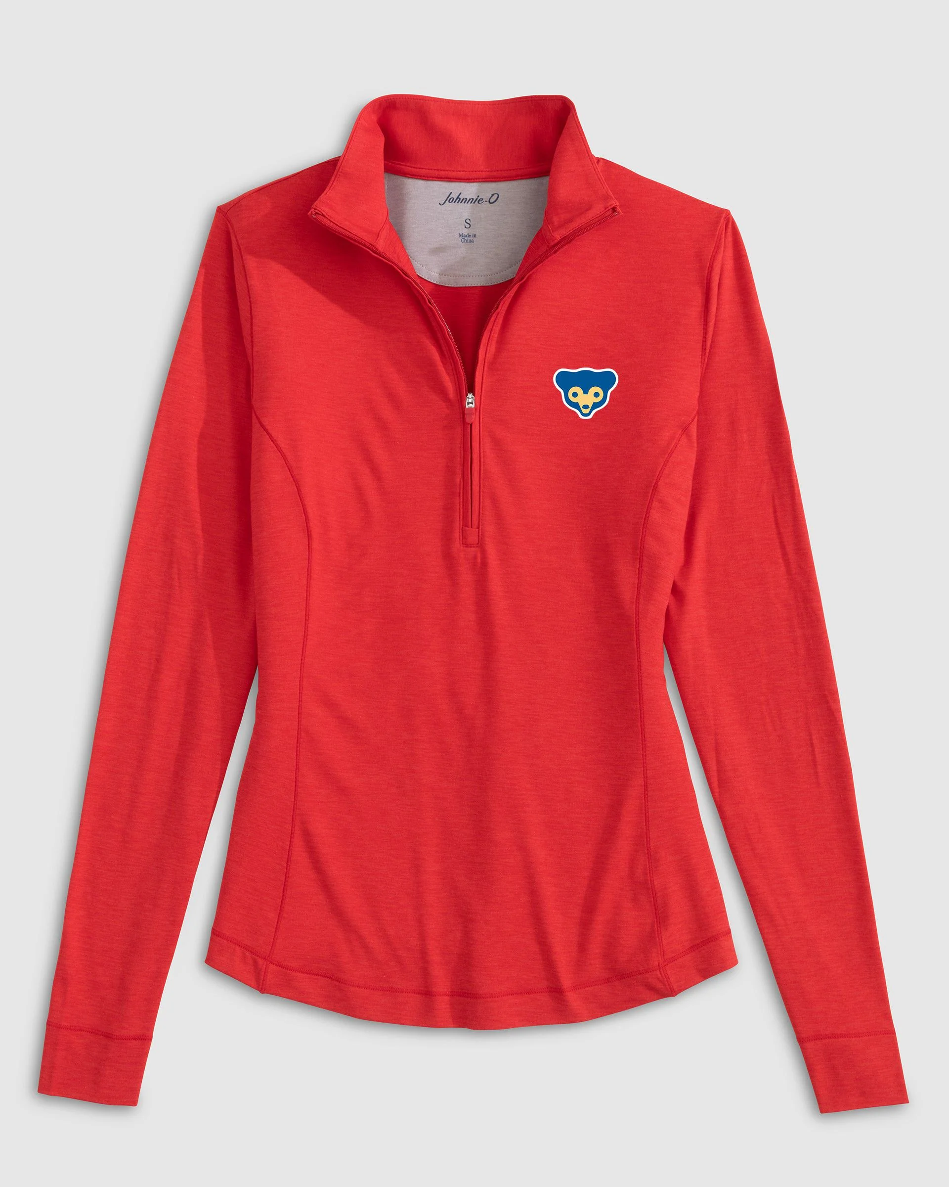 Women's Chicago Cubs Susie Performance 1/4 Zip - Cooperstown Logo - Image 4