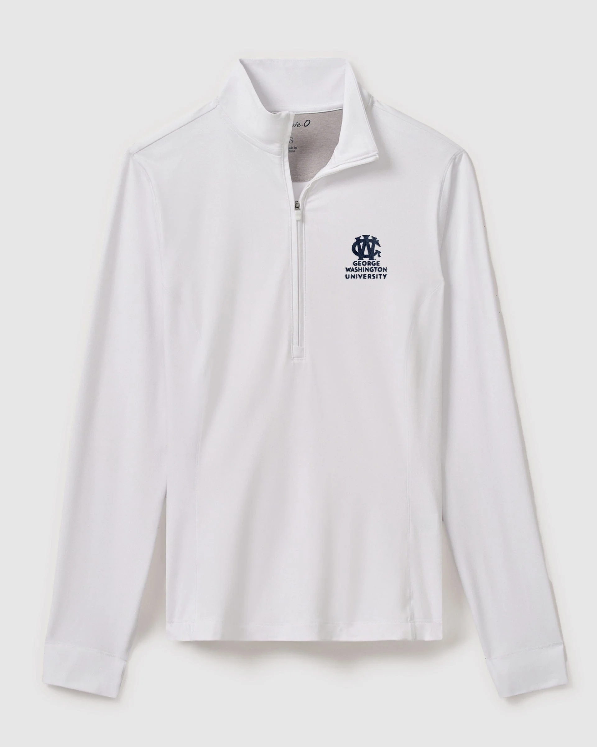 Women's George Washington Susie Performance 1/4 Zip - Vault Logo - Image 2