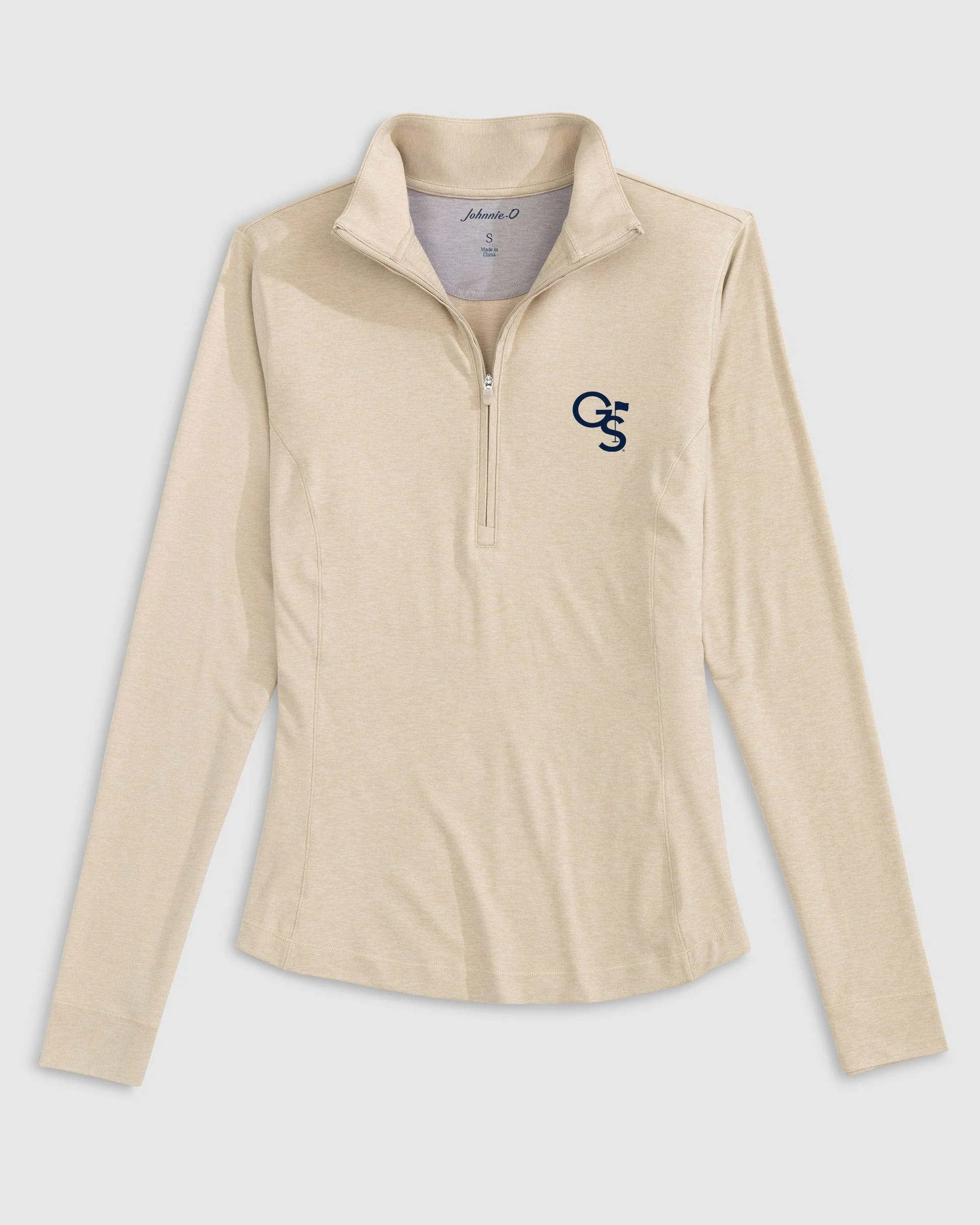 Women's Georgia Southern Susie Performance 1/4 Zip - Flag Logo - Image 3