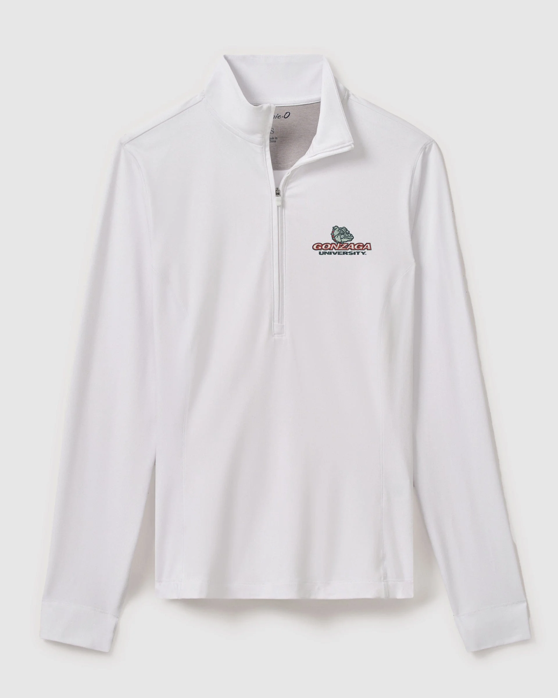 Women's Gonzaga Susie Performance 1/4 Zip - Script Logo - Image 3