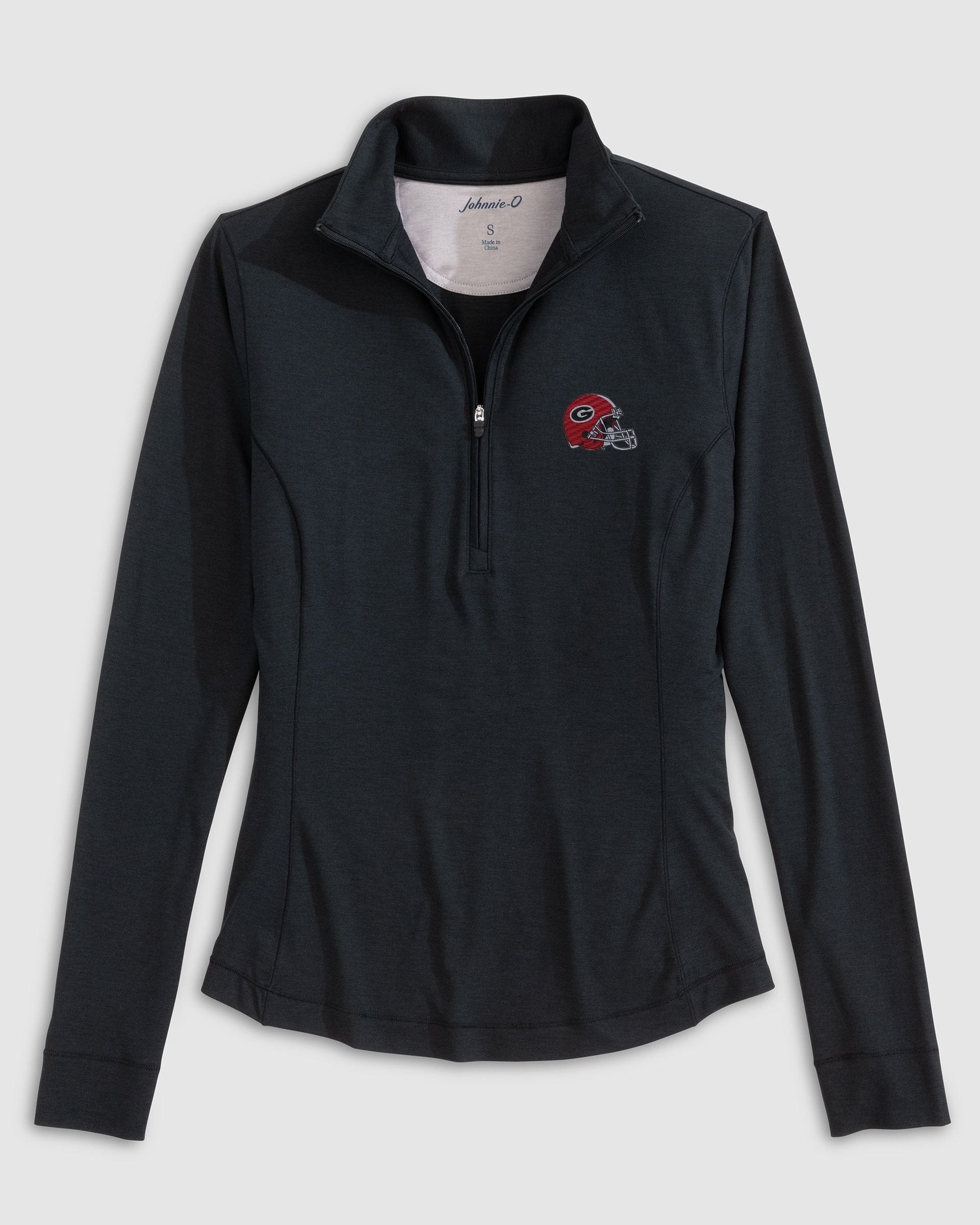 Women's Georgia Susie Performance 1/4 Zip - Helmet Logo - Image 4