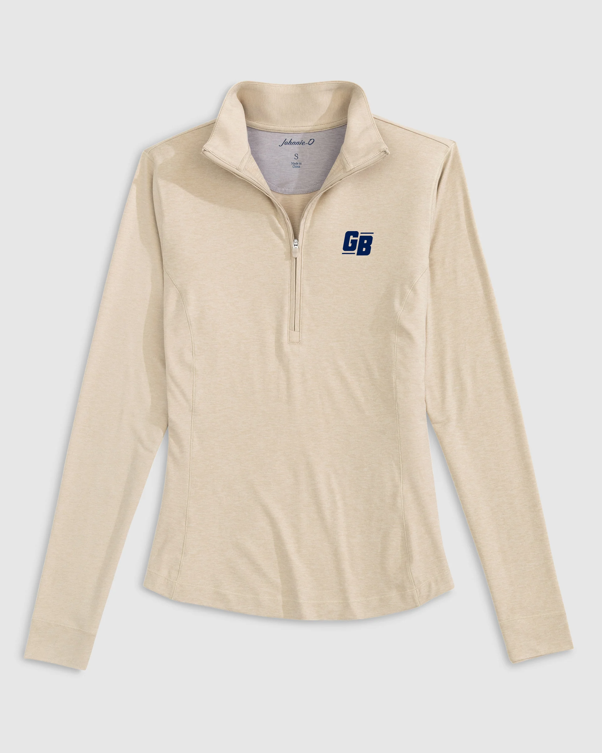Women's Green Bay Packers Susie Performance 1/4 Zip - Classic Logo - Image 2