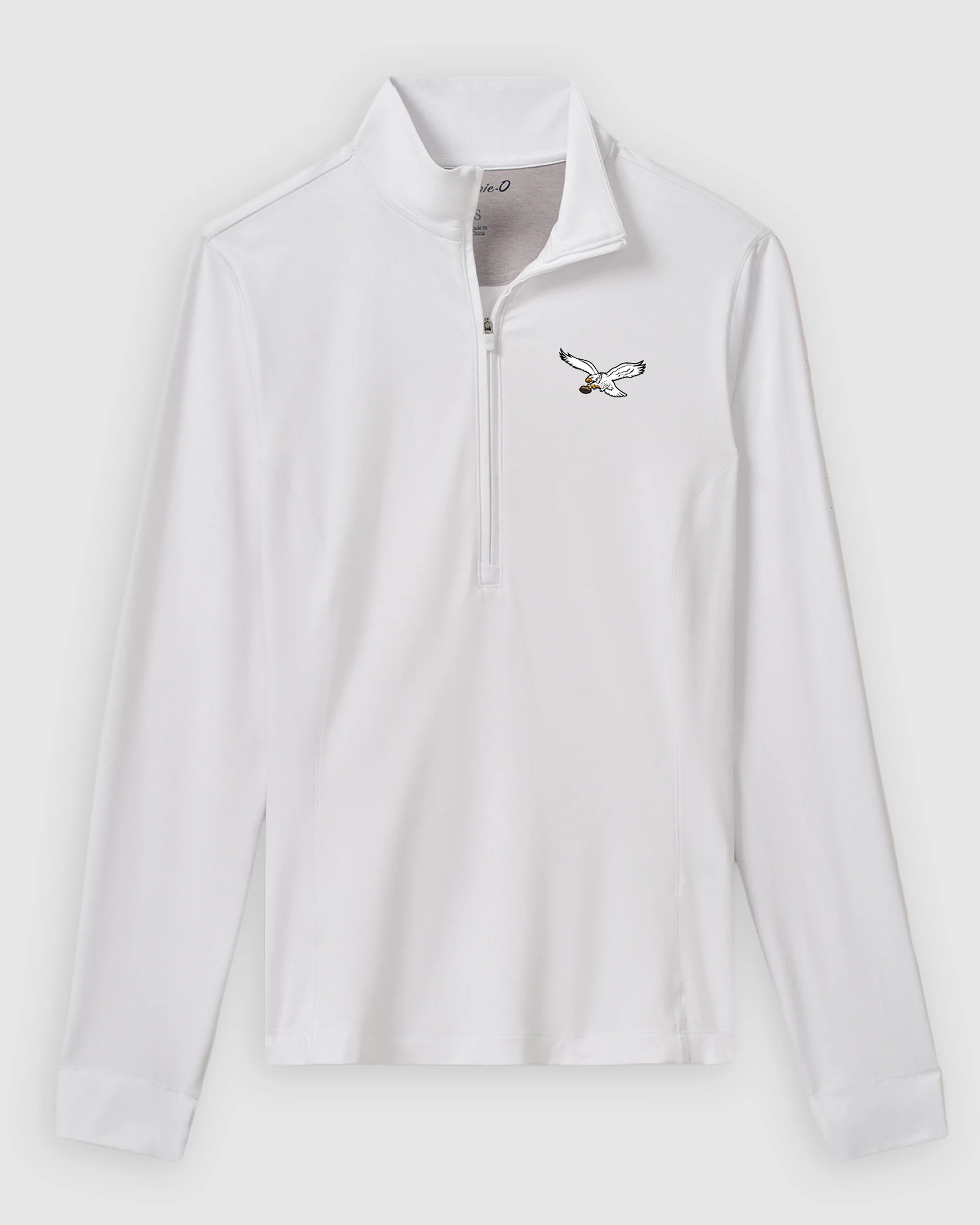 Women's Philadelphia Eagles Susie Performance 1/4 Zip - Classic Logo - Image 4