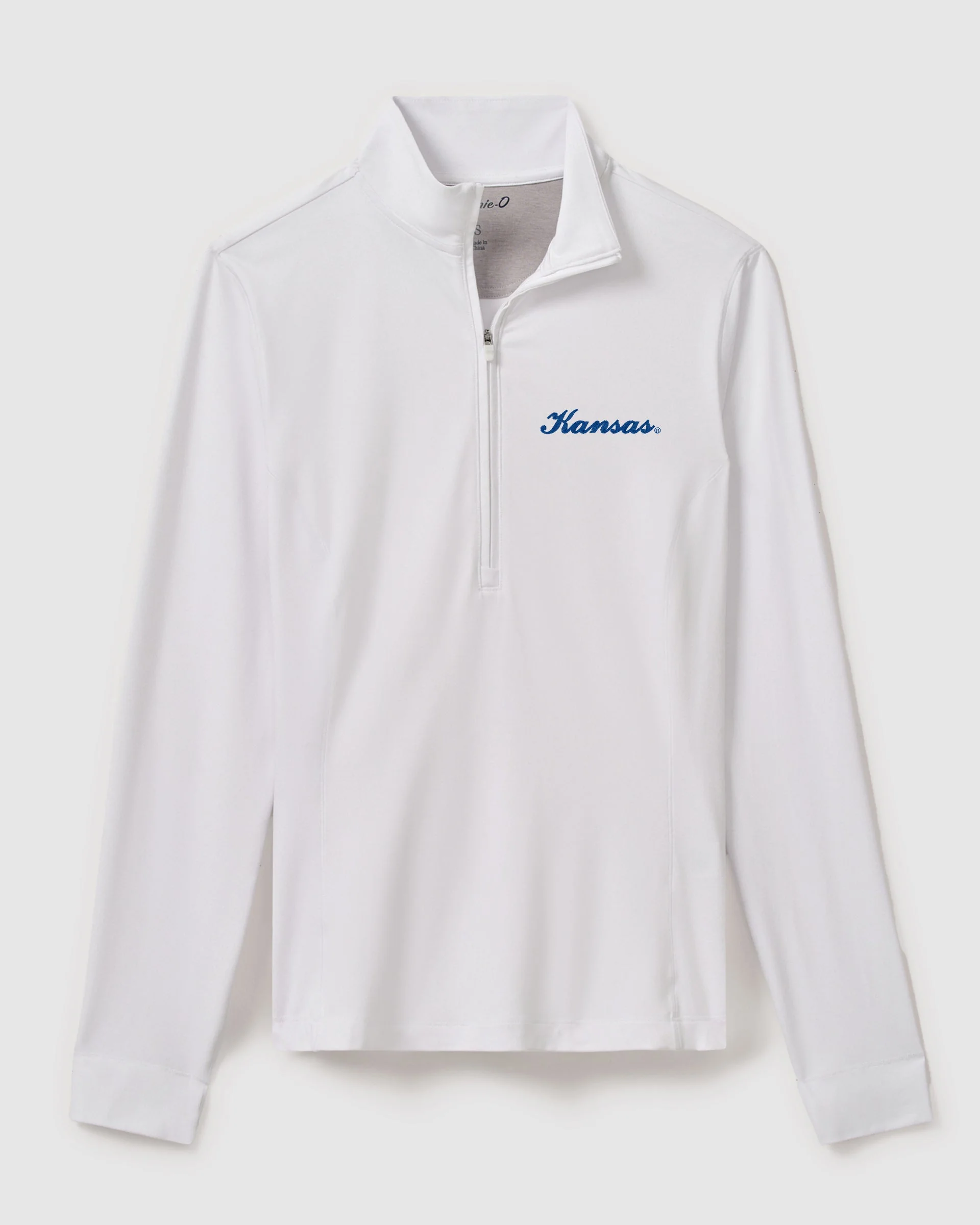 Women's Kansas Susie Performance 1/4 Zip - Script Logo