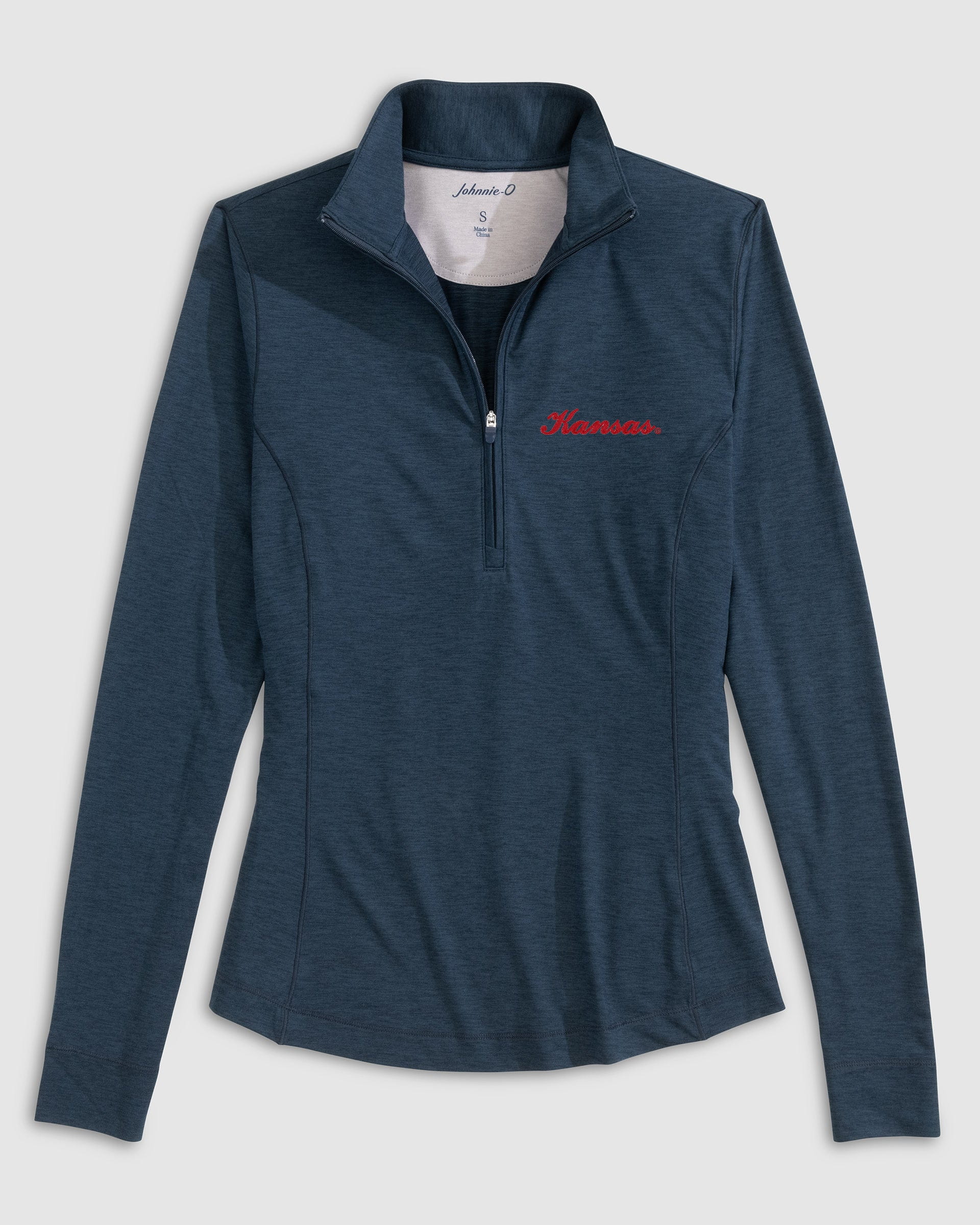 Women's Kansas Susie Performance 1/4 Zip - Script Logo - Image 4