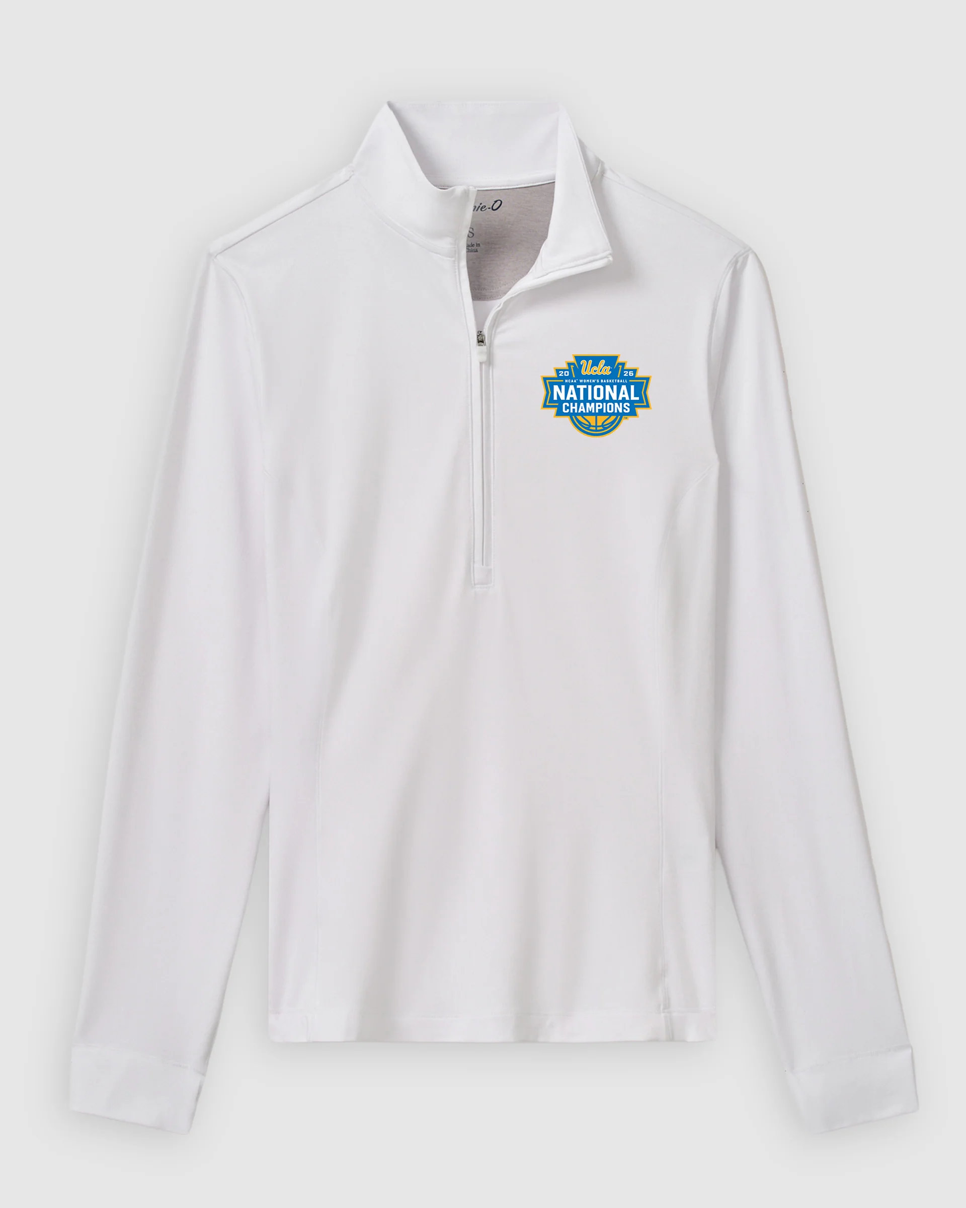 Women's UCLA Susie Performance 1/4 Zip - 2026 Women's College Basketball Champions Logo - Image 2