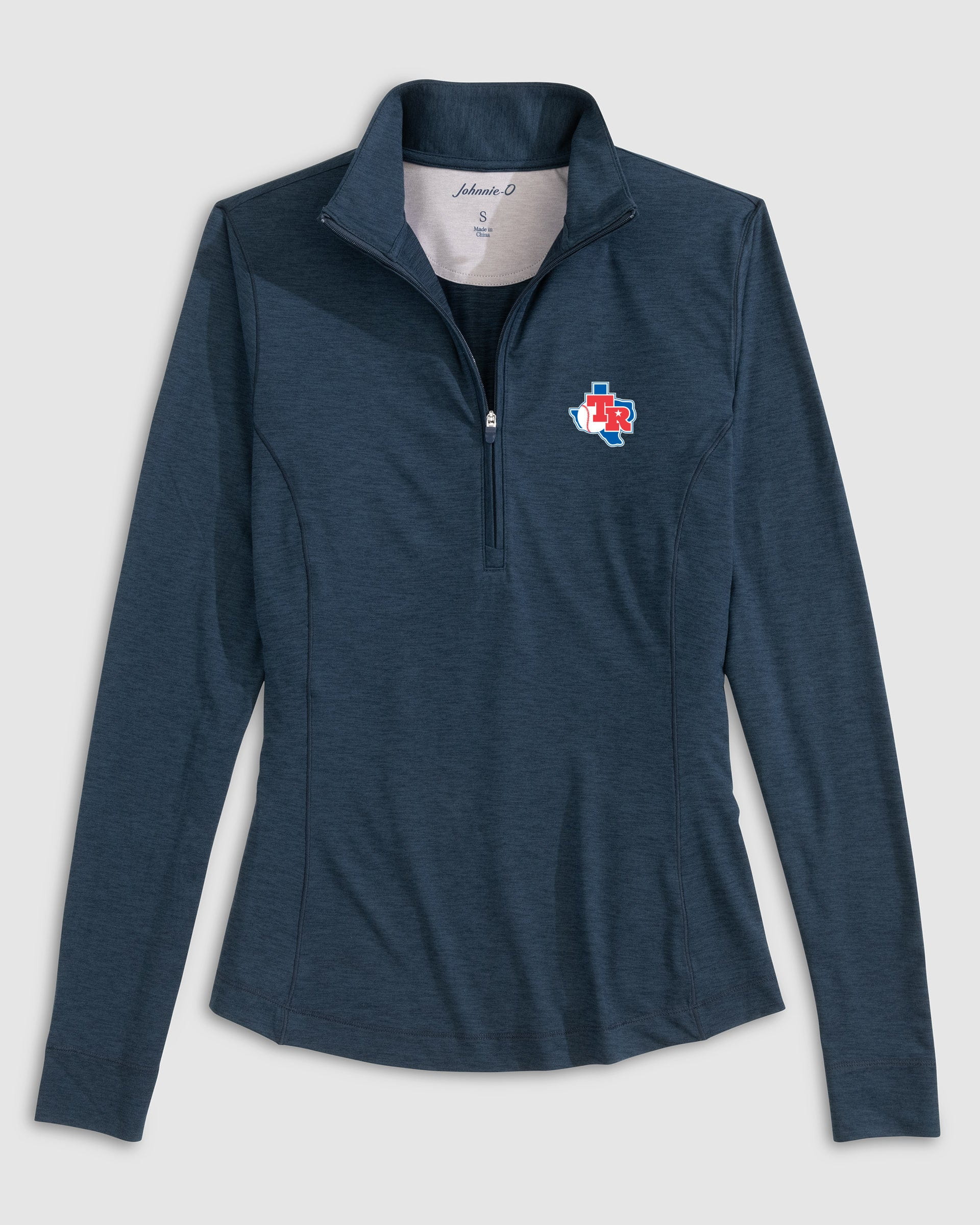 Women's Texas Rangers Susie Performance 1/4 Zip - Cooperstown Logo - Image 4
