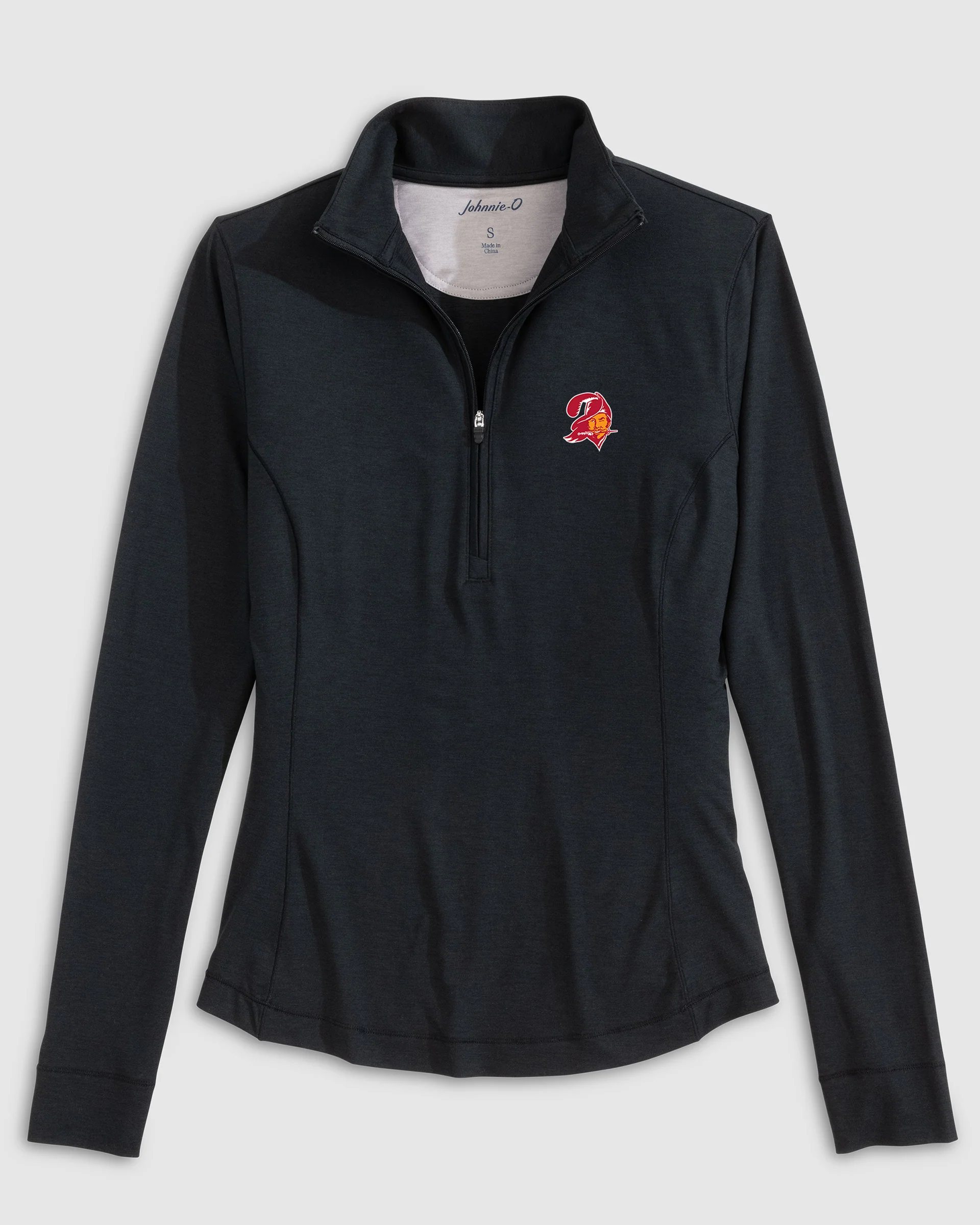 Women's Tampa Bay Buccaneers Susie Performance 1/4 Zip - Classic Logo - Image 2