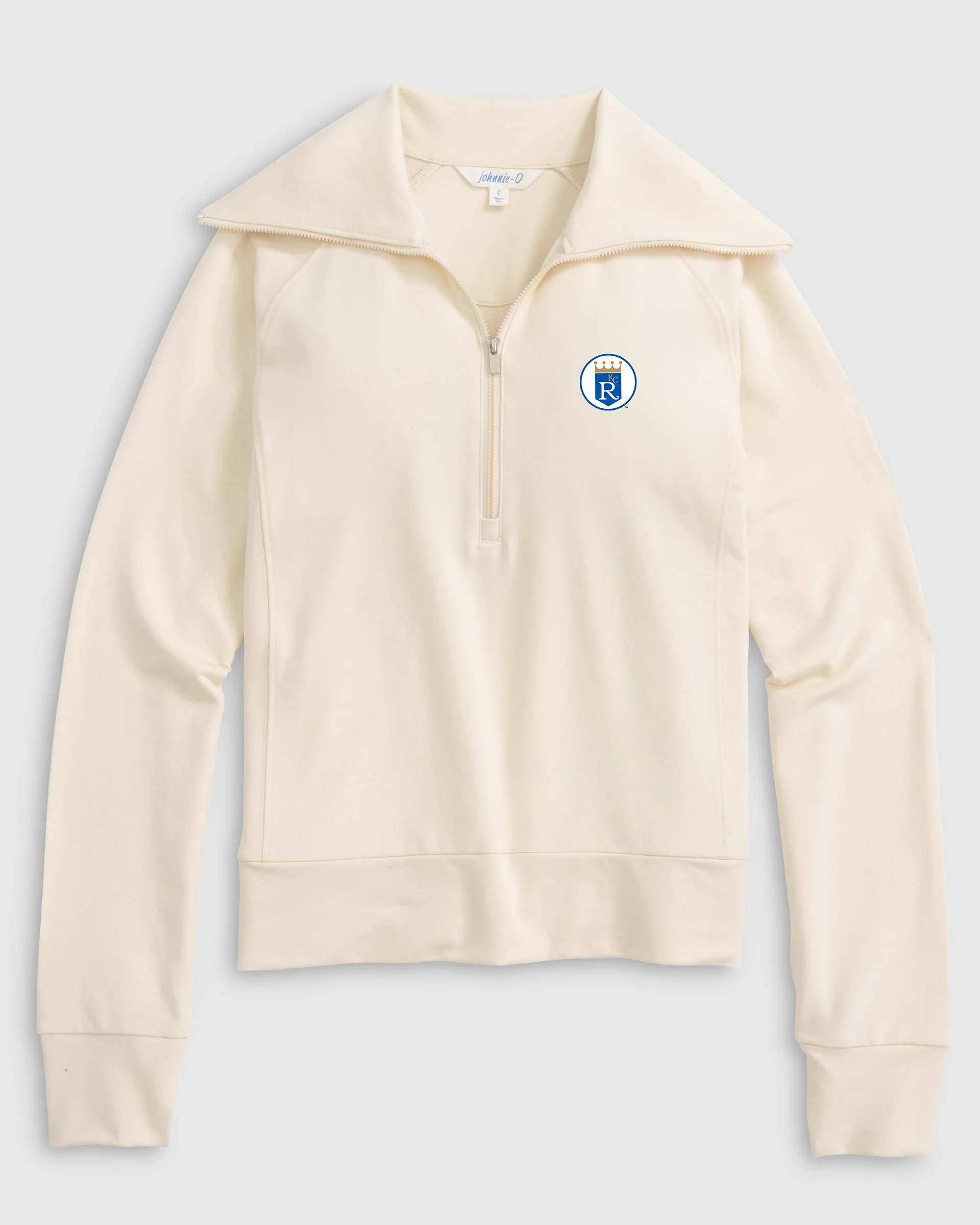 Women's Kansas City Royals Eliza 1/2 Zip - Cooperstown Logo