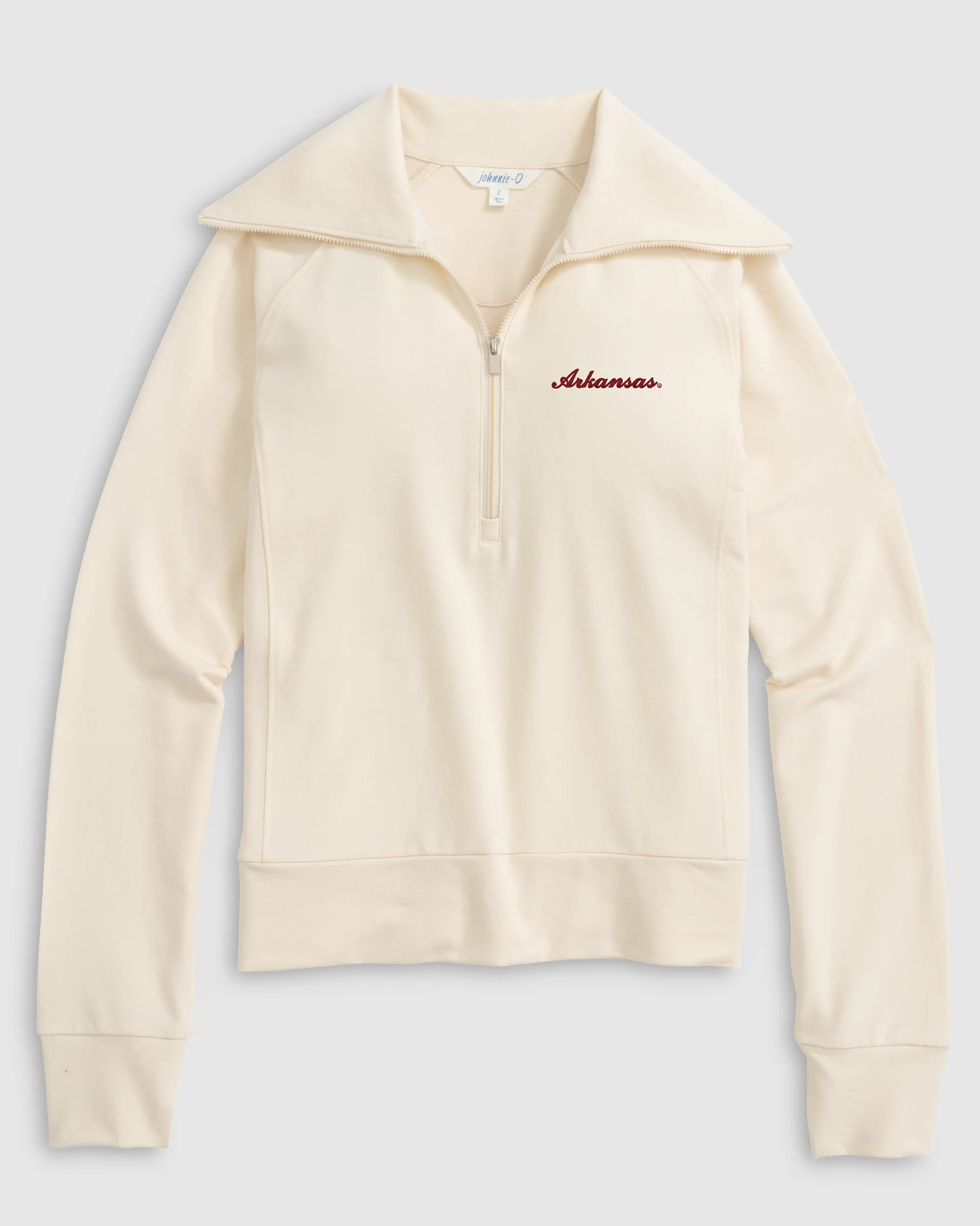 Women's University of Arkansas Script Eliza 1/2 Zip - Script Logo