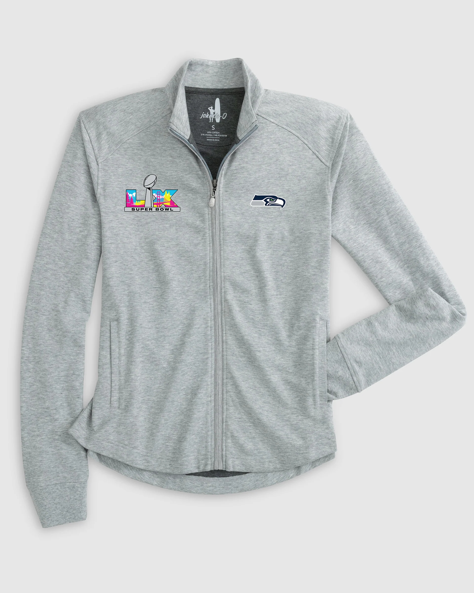 Women's Seattle Seahawks Tomi Full Zip - Super Bowl LX Logo