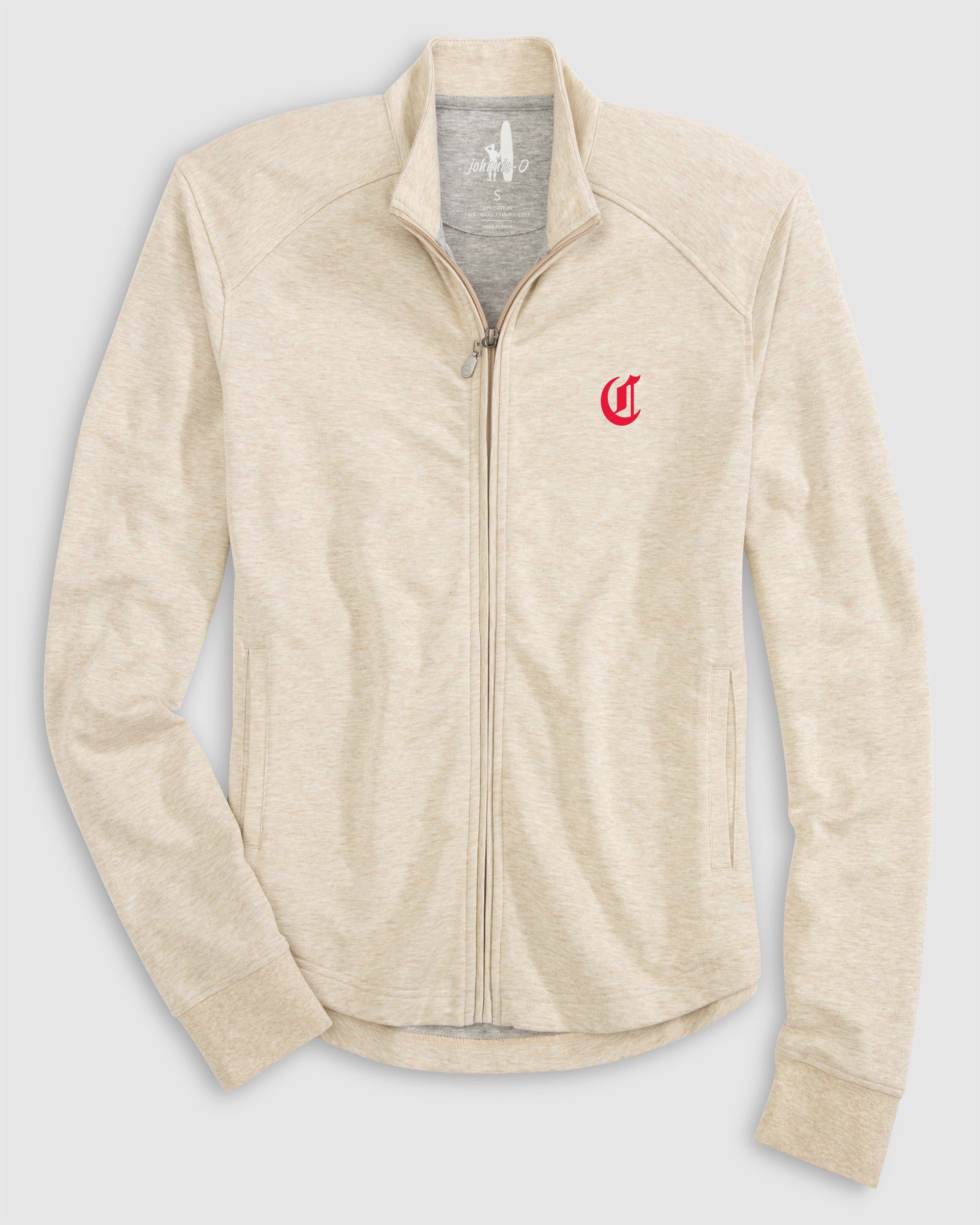 Women's Cincinnati Reds Tomi Full Zip Jacket - Cooperstown Logo - Image 3