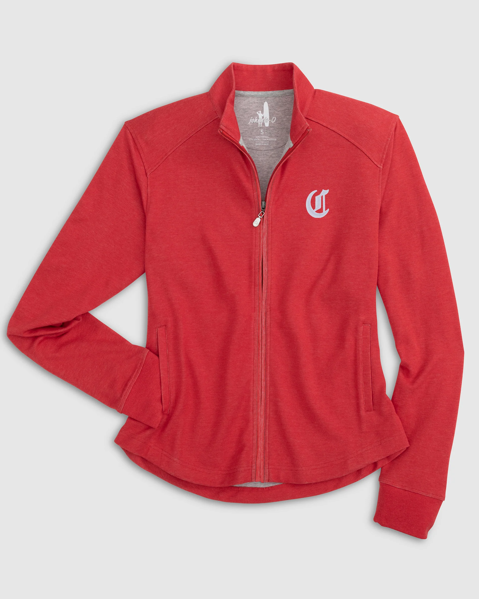 Women's Cincinnati Reds Tomi Full Zip Jacket - Cooperstown Logo - Image 4
