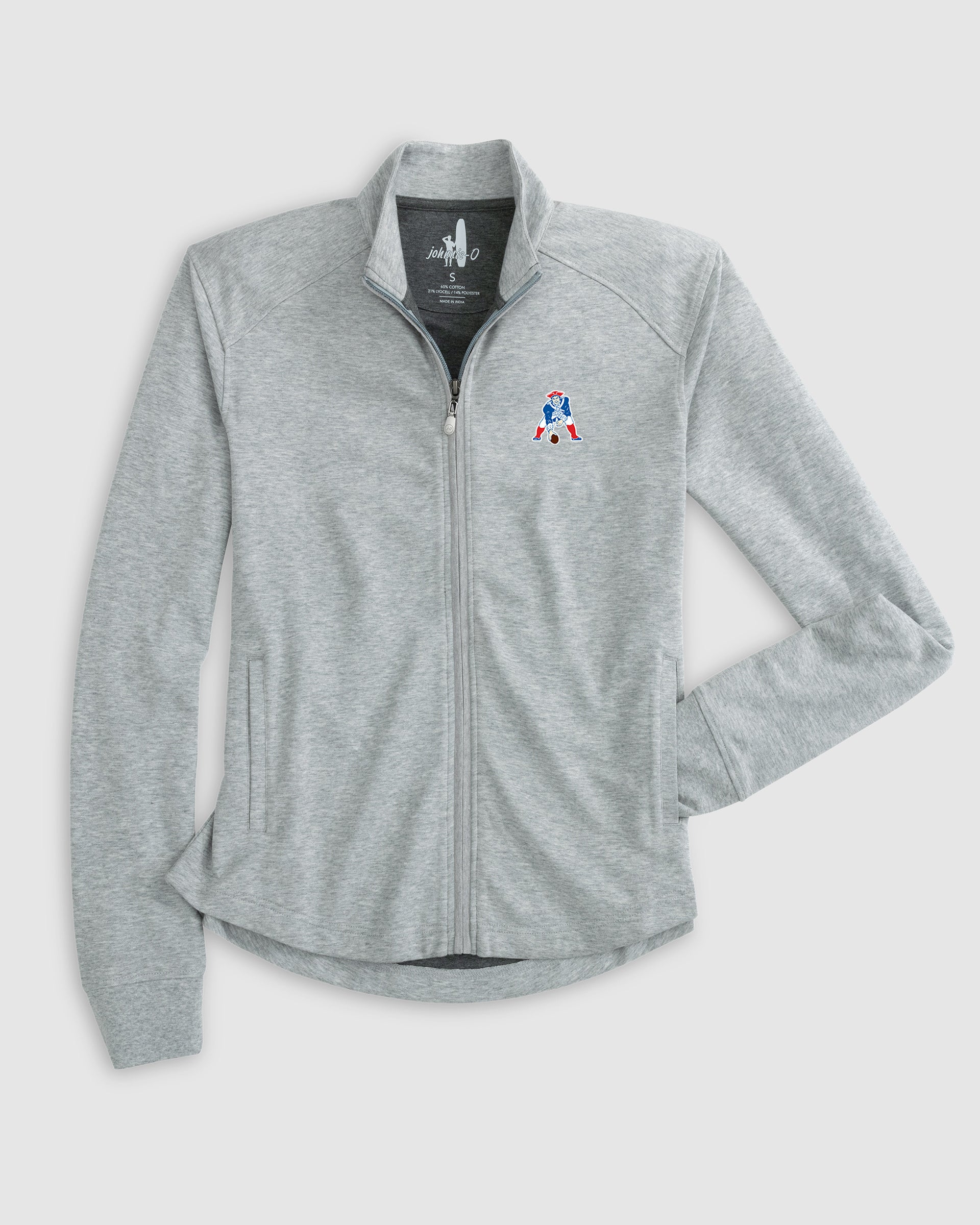 Women's New England Patriots Tomi Full Zip Jacket - Classic Logo - Image 2