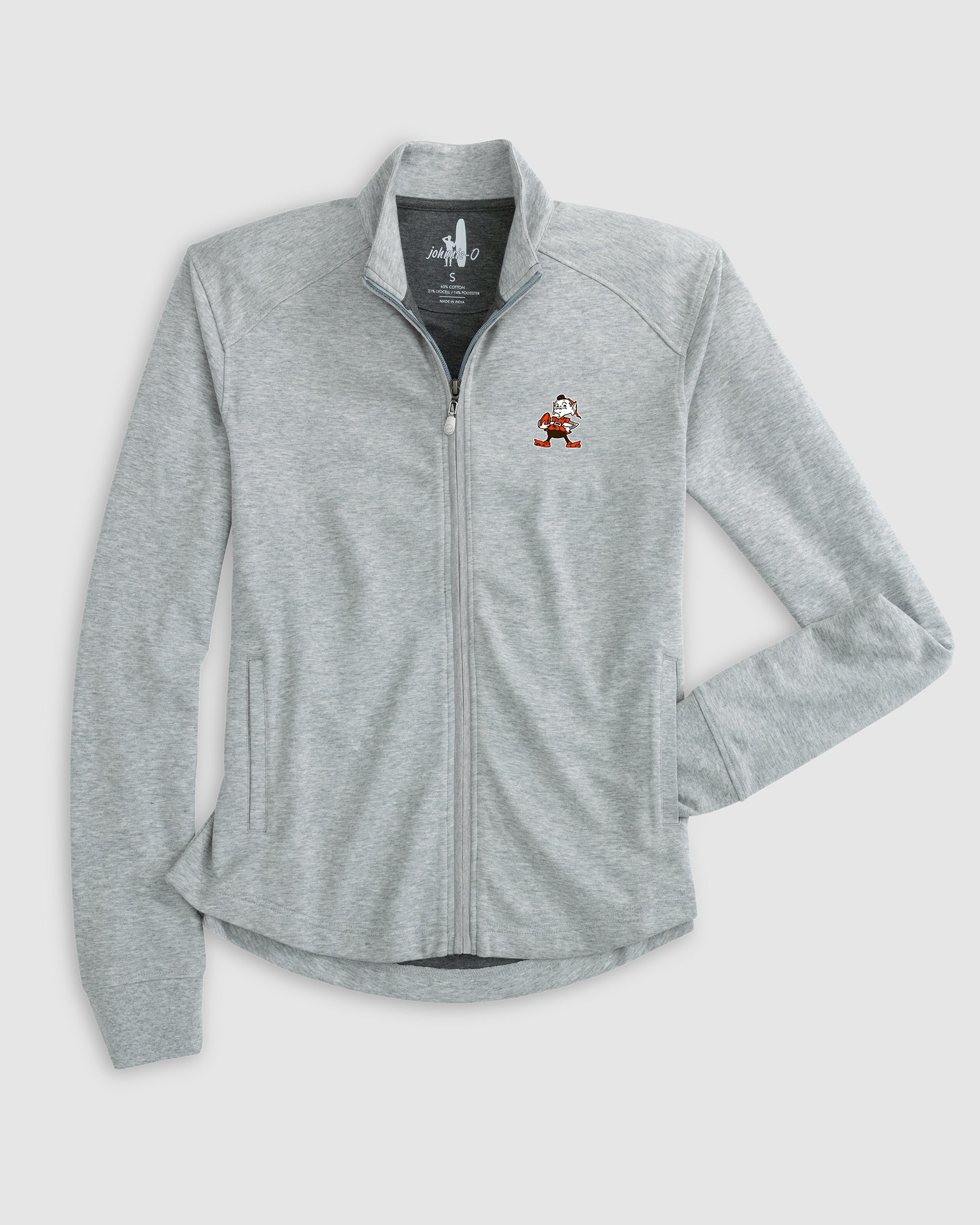 Women's Cleveland Browns Tomi Full Zip Jacket - Classic Brownie Logo
