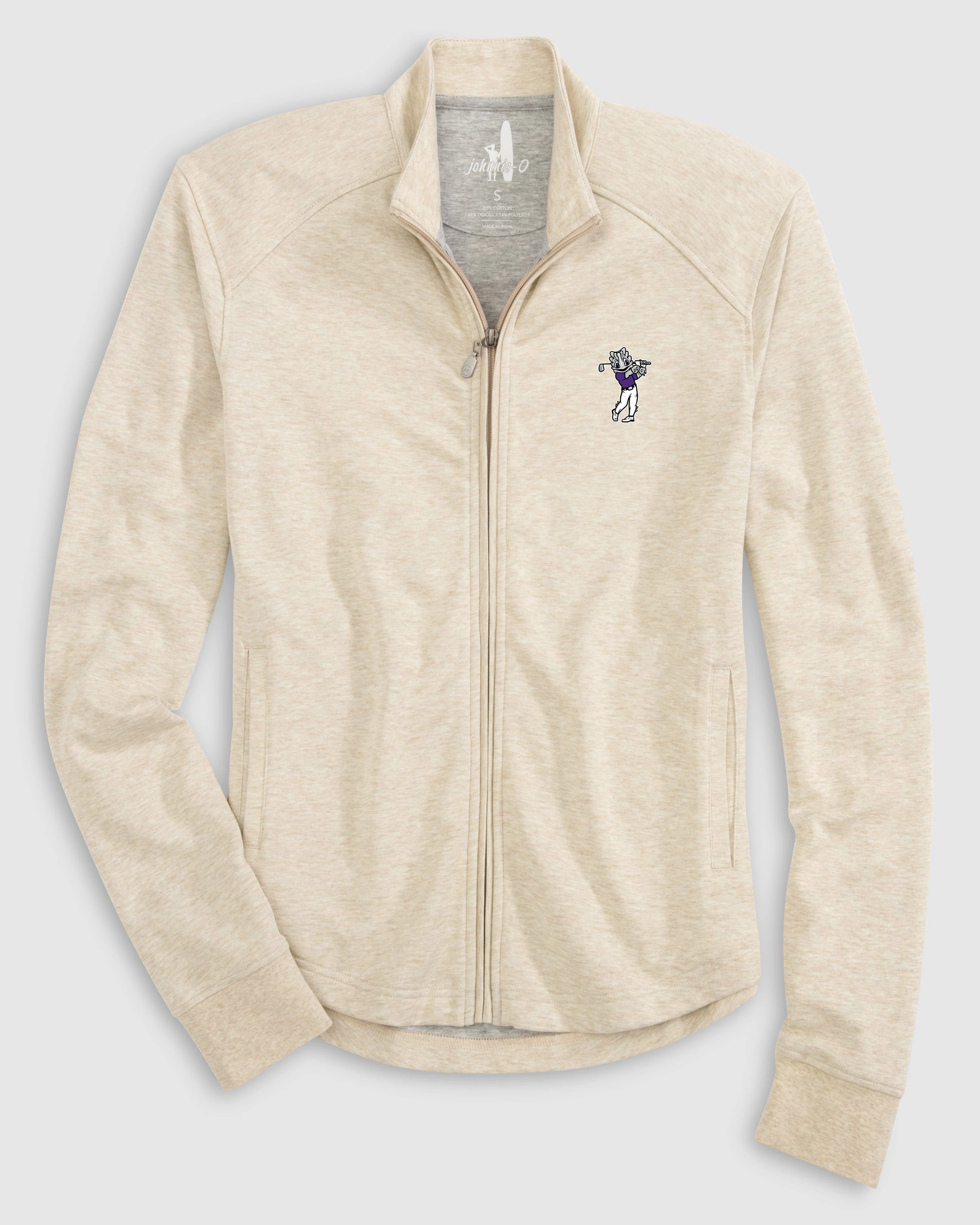 Women's Texas Christian Tomi Full Zip Jacket - Golf Logo