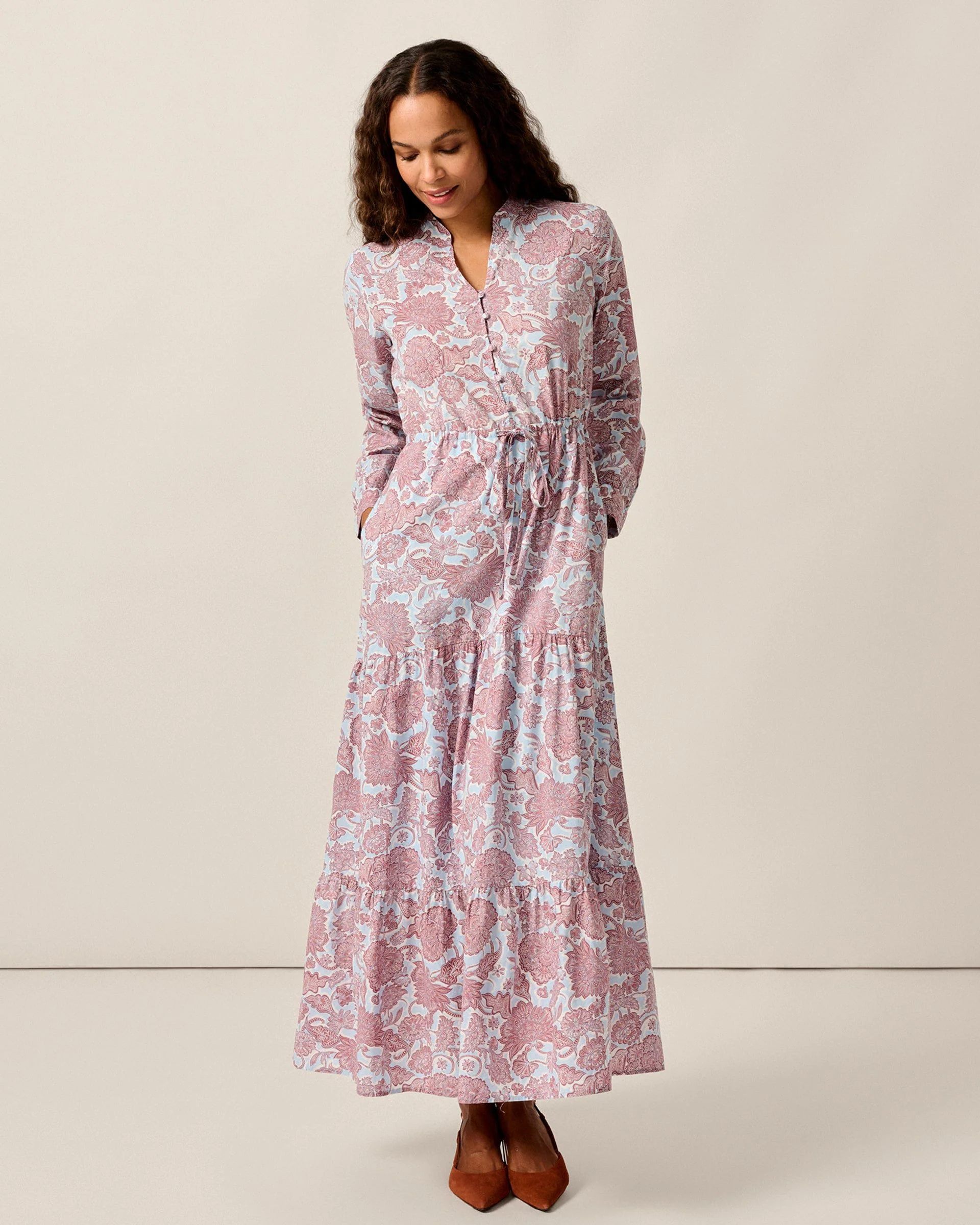 Juliett Floral Cinch Waist Dress