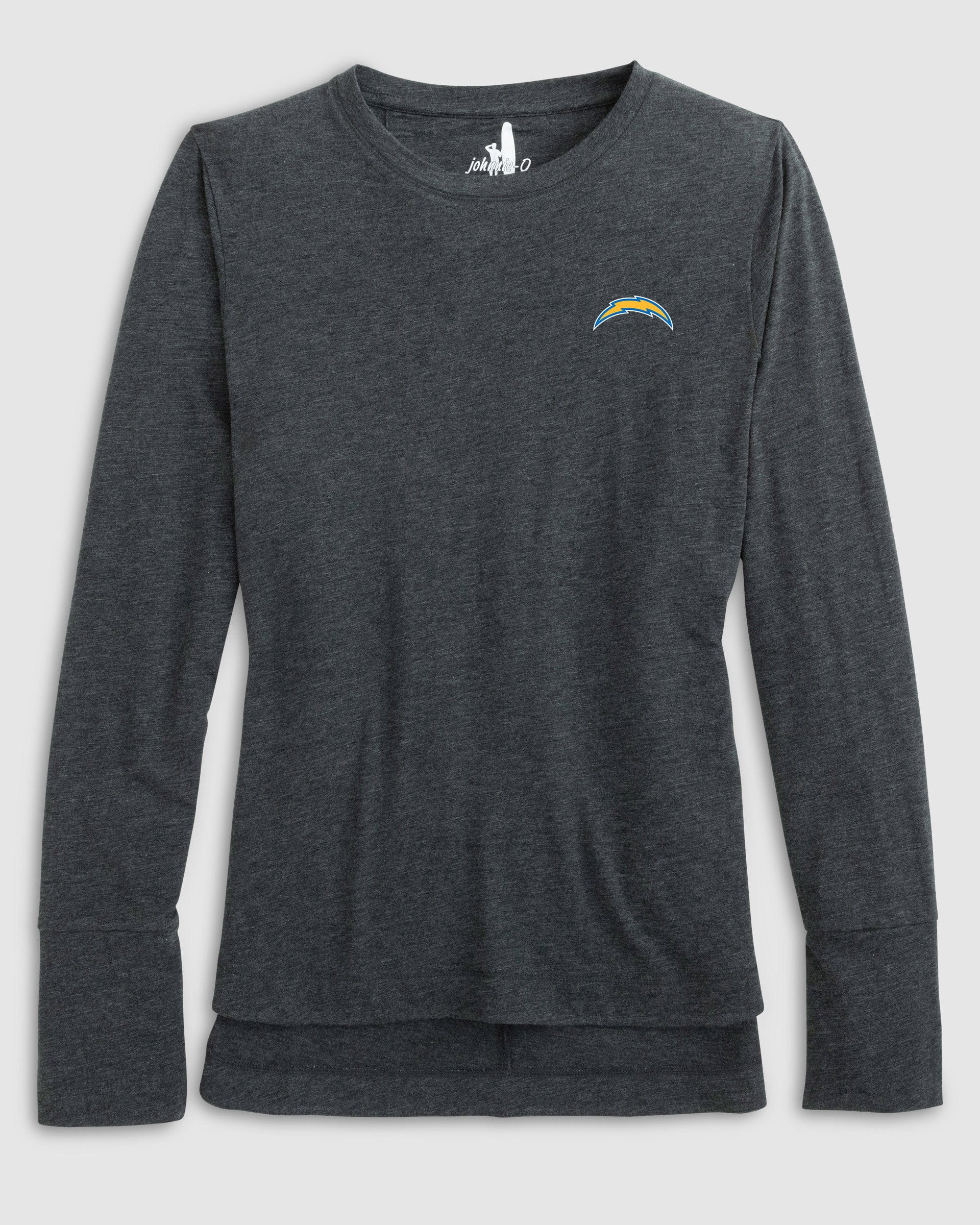 Women's Los Angeles Chargers Valerie Long Sleeve Tee - Image 2