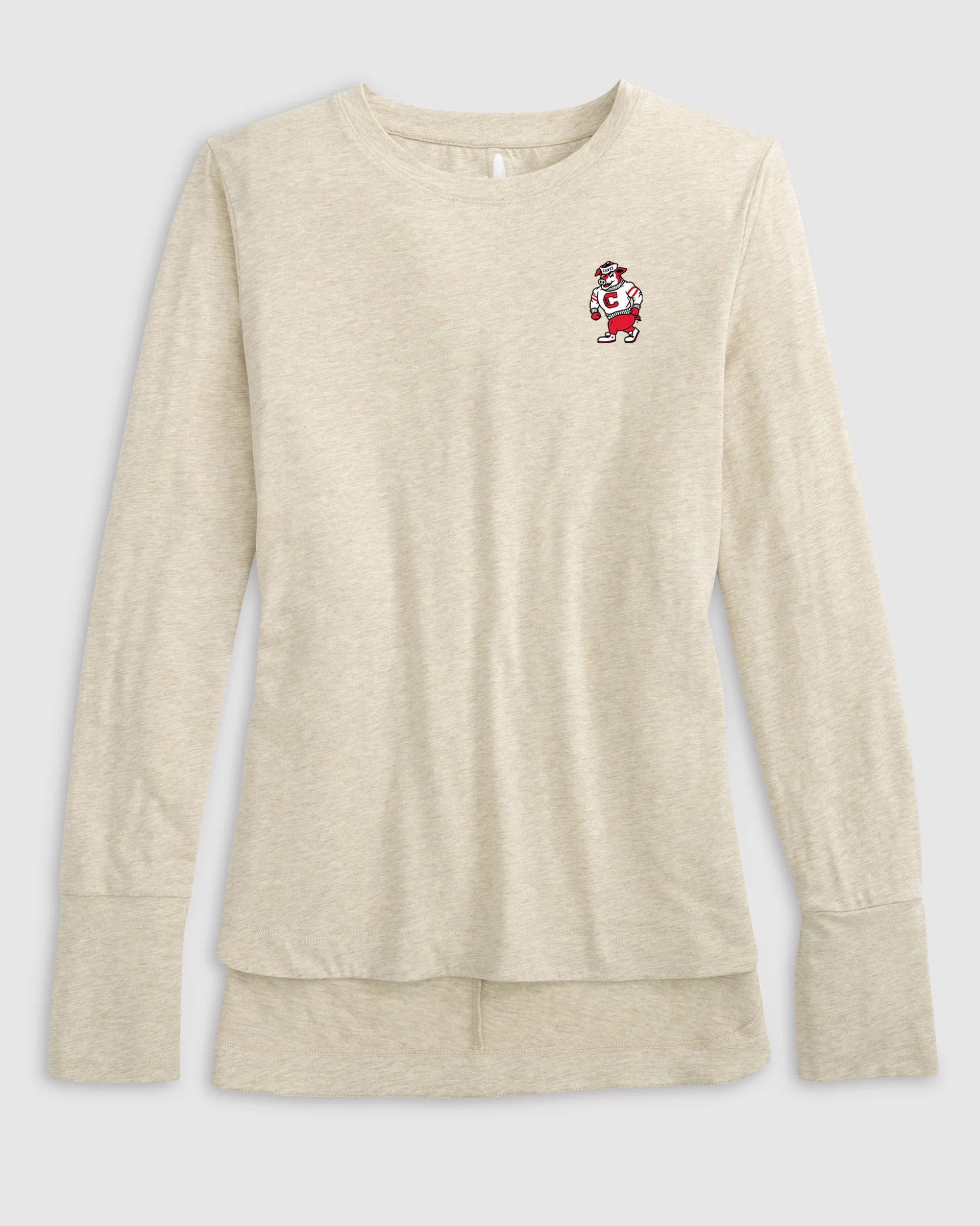 Women's Carolina Hurricanes Valerie Long Sleeve Tee - Struttin' Stormy Logo - Image 3