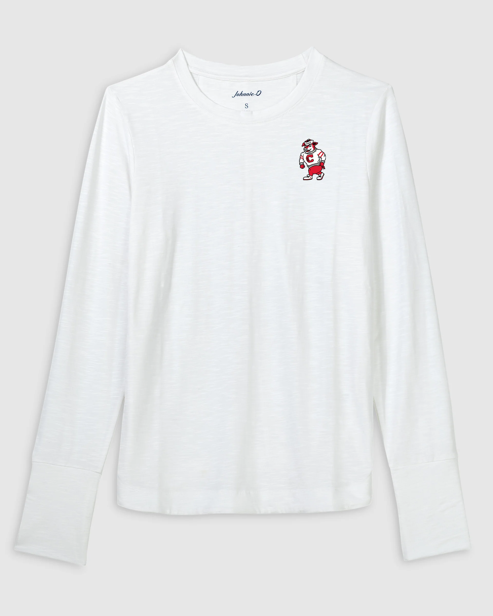 Women's Carolina Hurricanes Valerie Long Sleeve Tee - Struttin' Stormy Logo - Image 4
