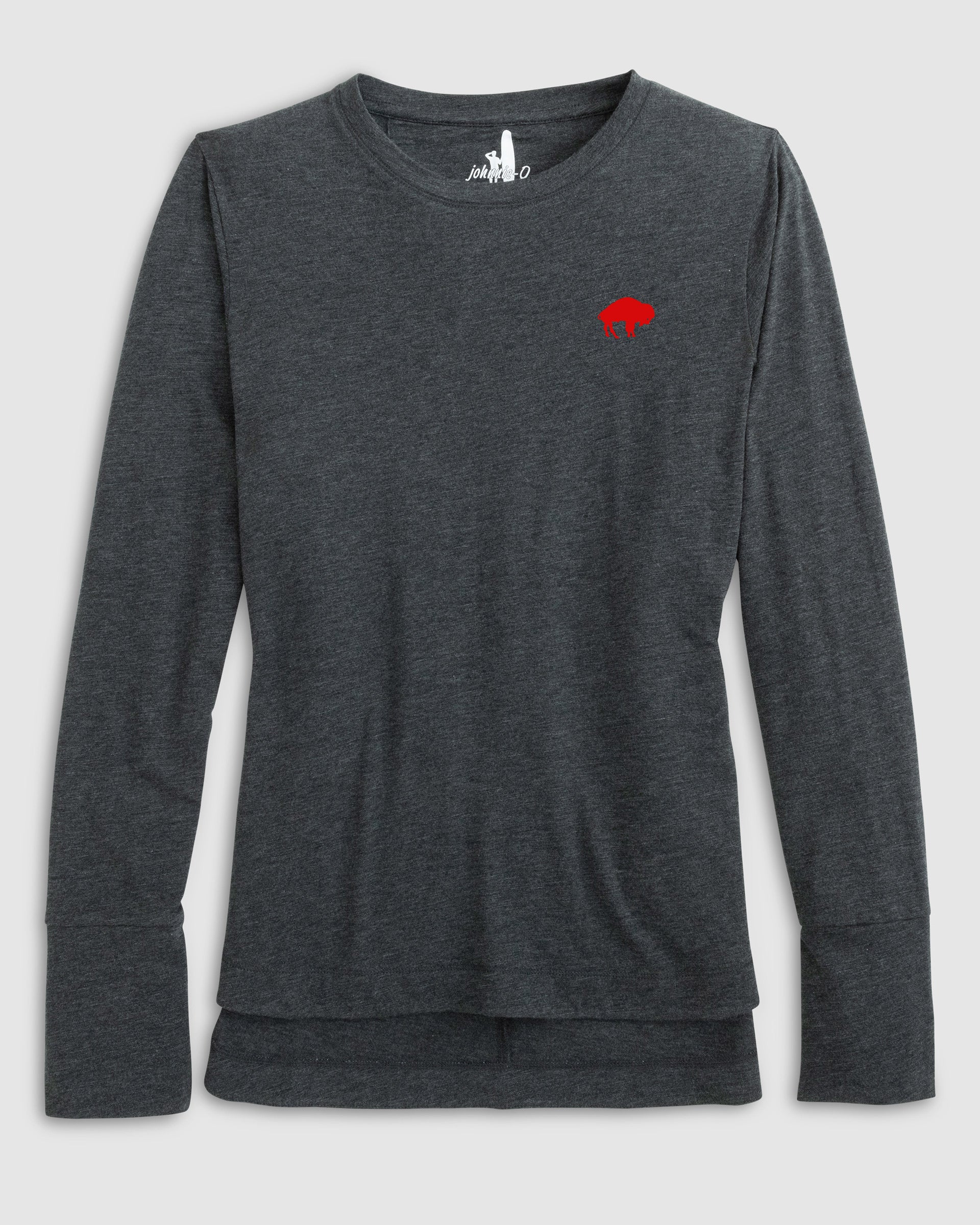 Women's Buffalo Bills Valerie Long Sleeve Tee - Classic Logo - Image 3