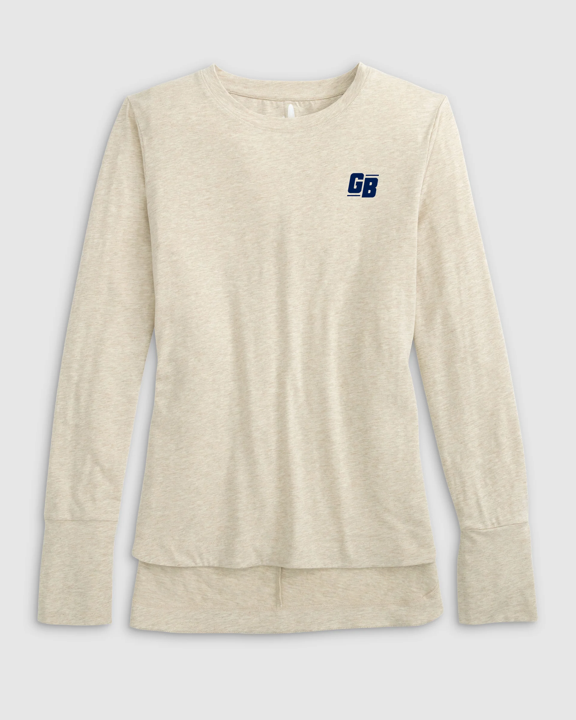 Women's Green Bay Packers Valerie Long Sleeve Tee - Classic Logo - Image 3