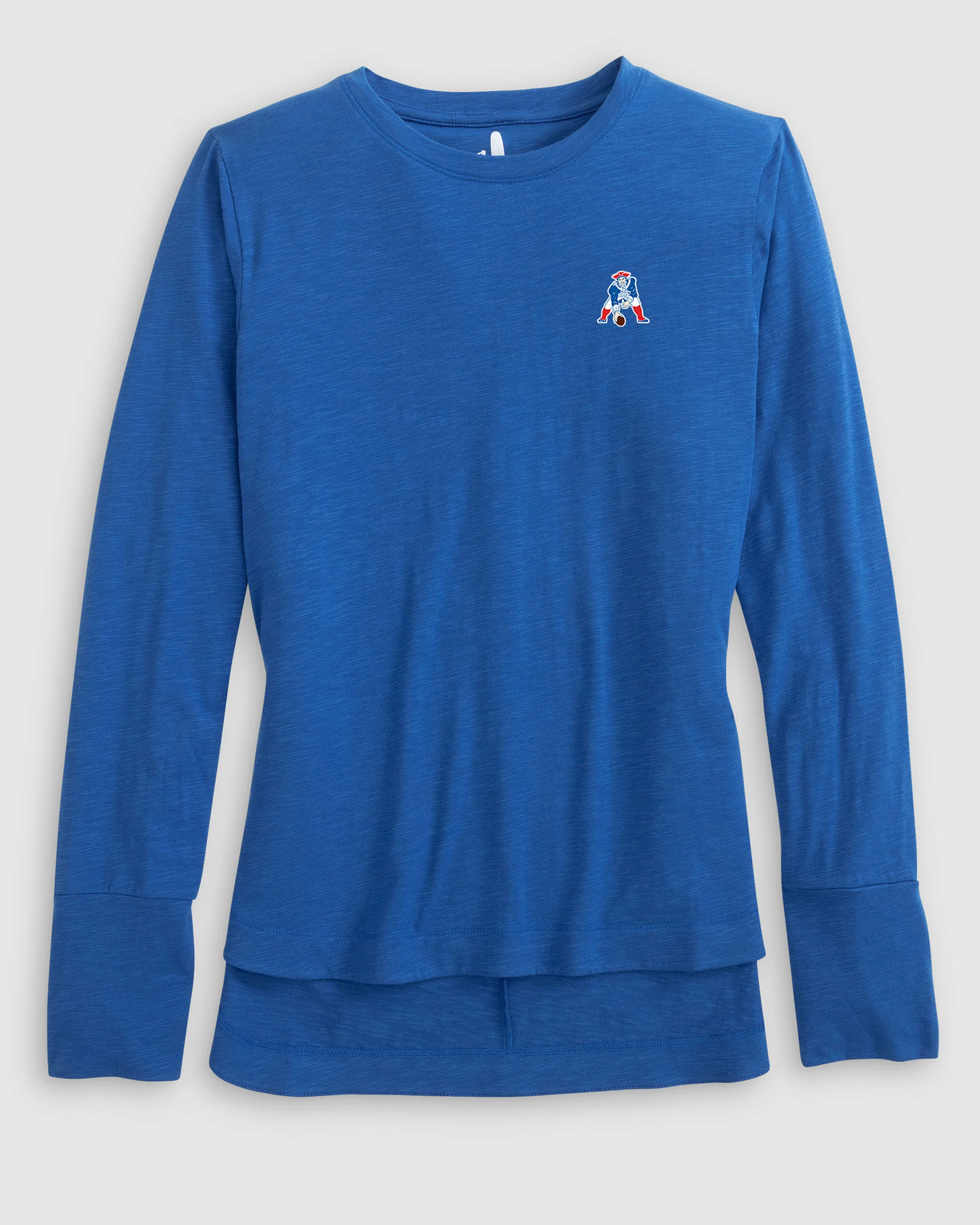 Women's New England Patriots Valerie Long Sleeve Tee - Classic Logo