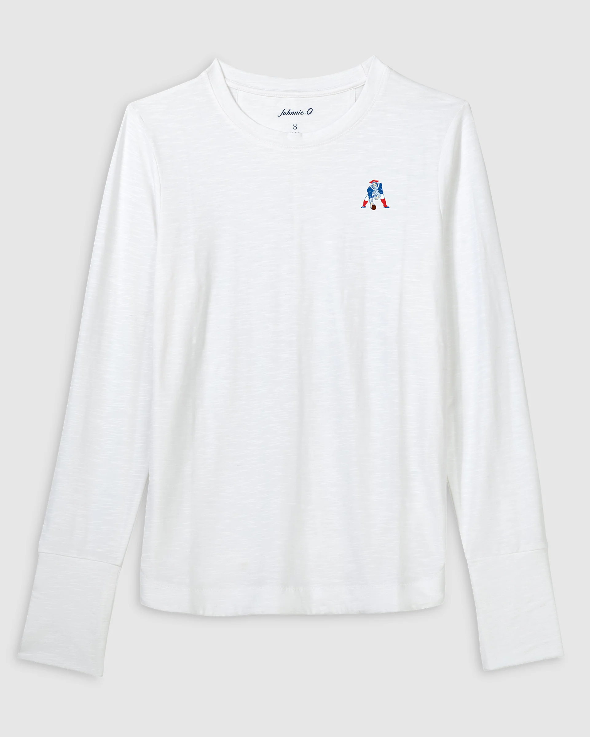 Women's New England Patriots Valerie Long Sleeve Tee - Classic Logo - Image 5