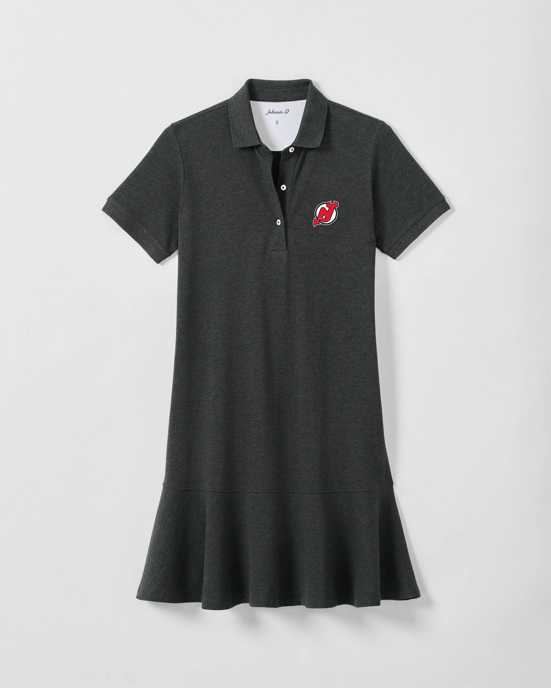 Women's New Jersey Devils Janie Pique Mini Polo Dress - Image 4