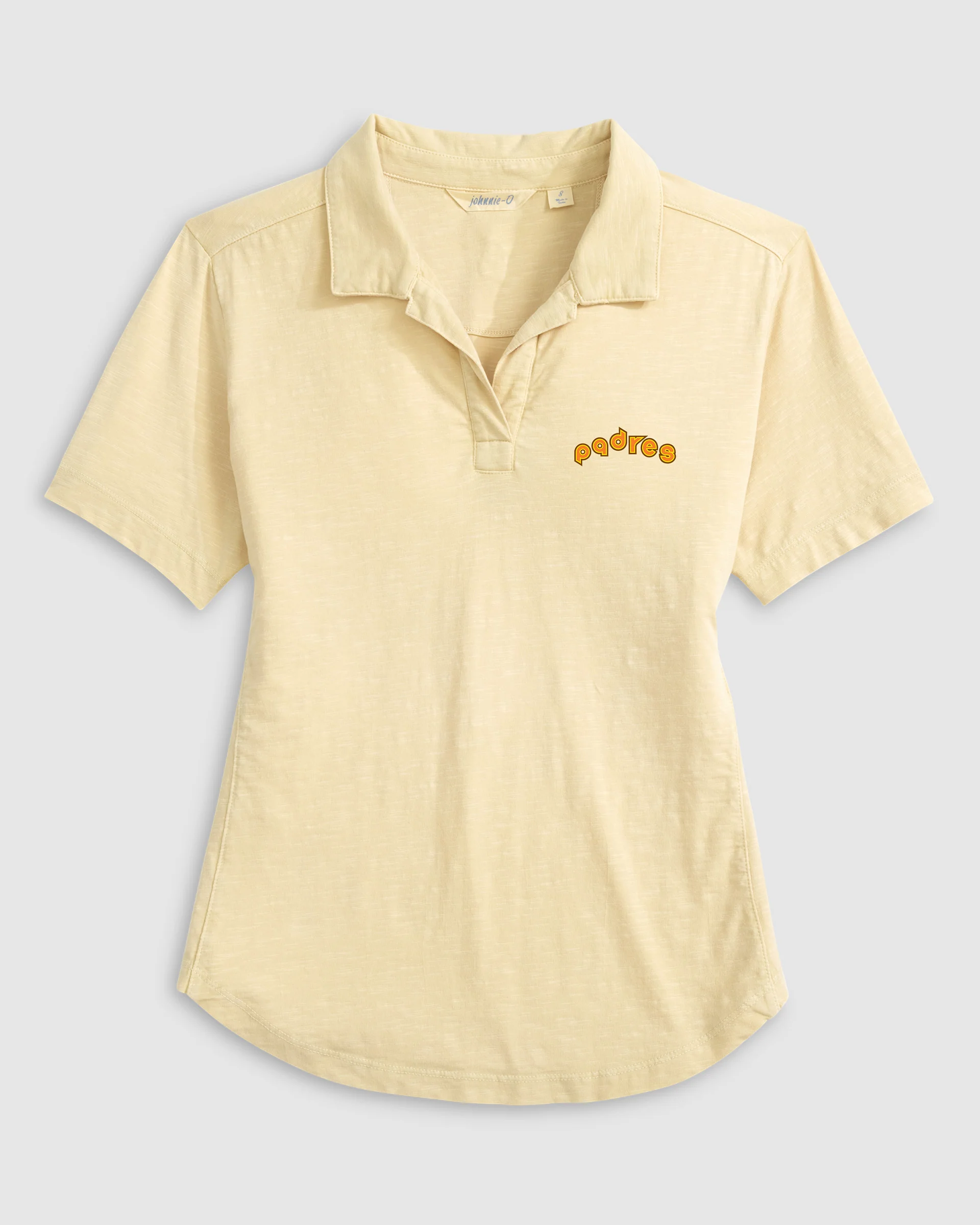 Women's San Diego Padres Coastal Wash Polo - Cooperstown Logo - Image 2