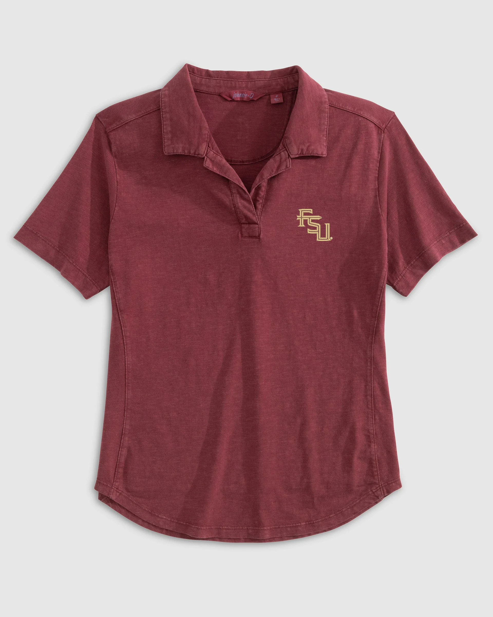 Women's Florida State University Coastal Wash Polo - Stacked Logo - Image 3