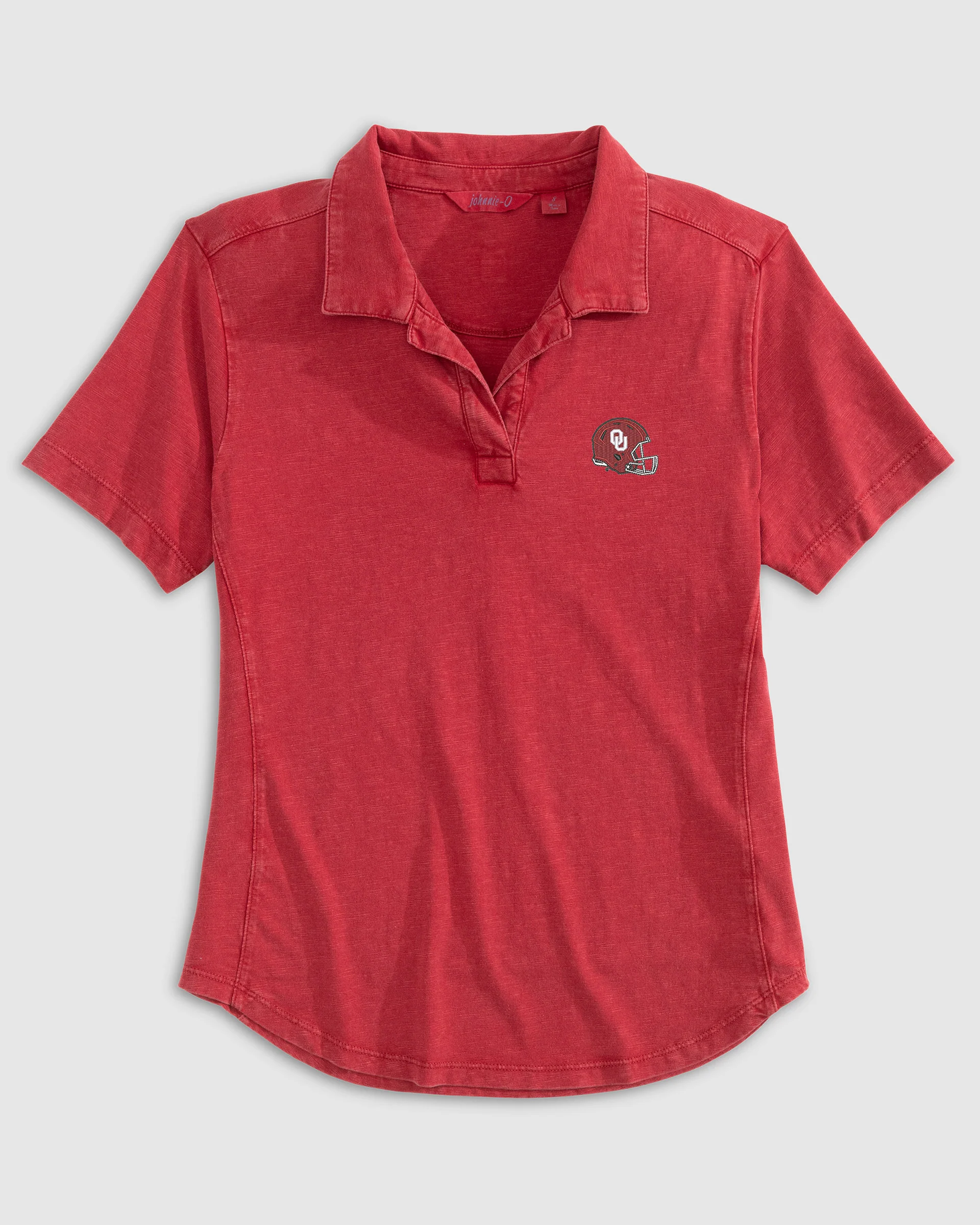 Women's University of Oklahoma Coastal Wash Polo - Helmet Logo - Image 3