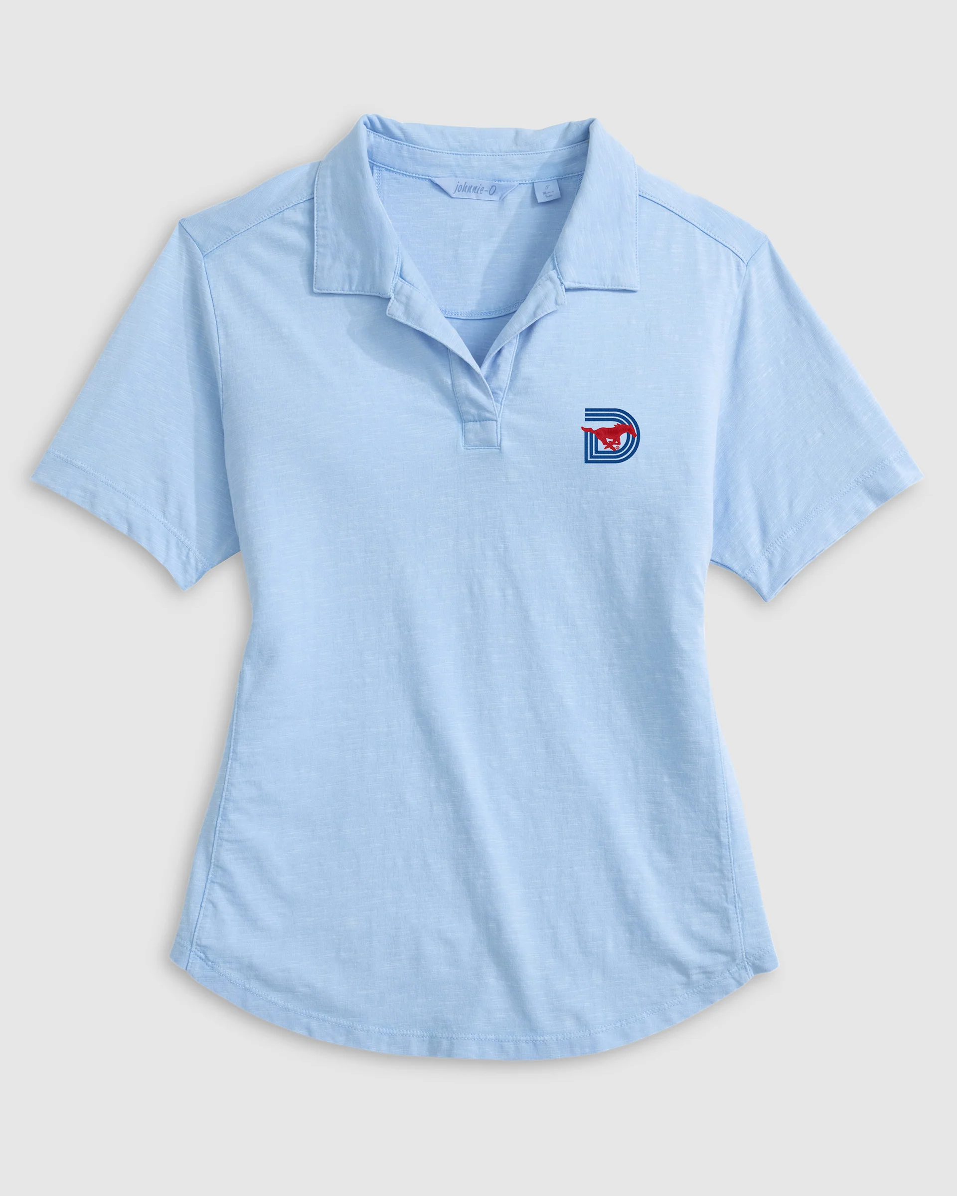 Women's Southern Methodist University Coastal Wash Polo - Triple D Logo - Image 2
