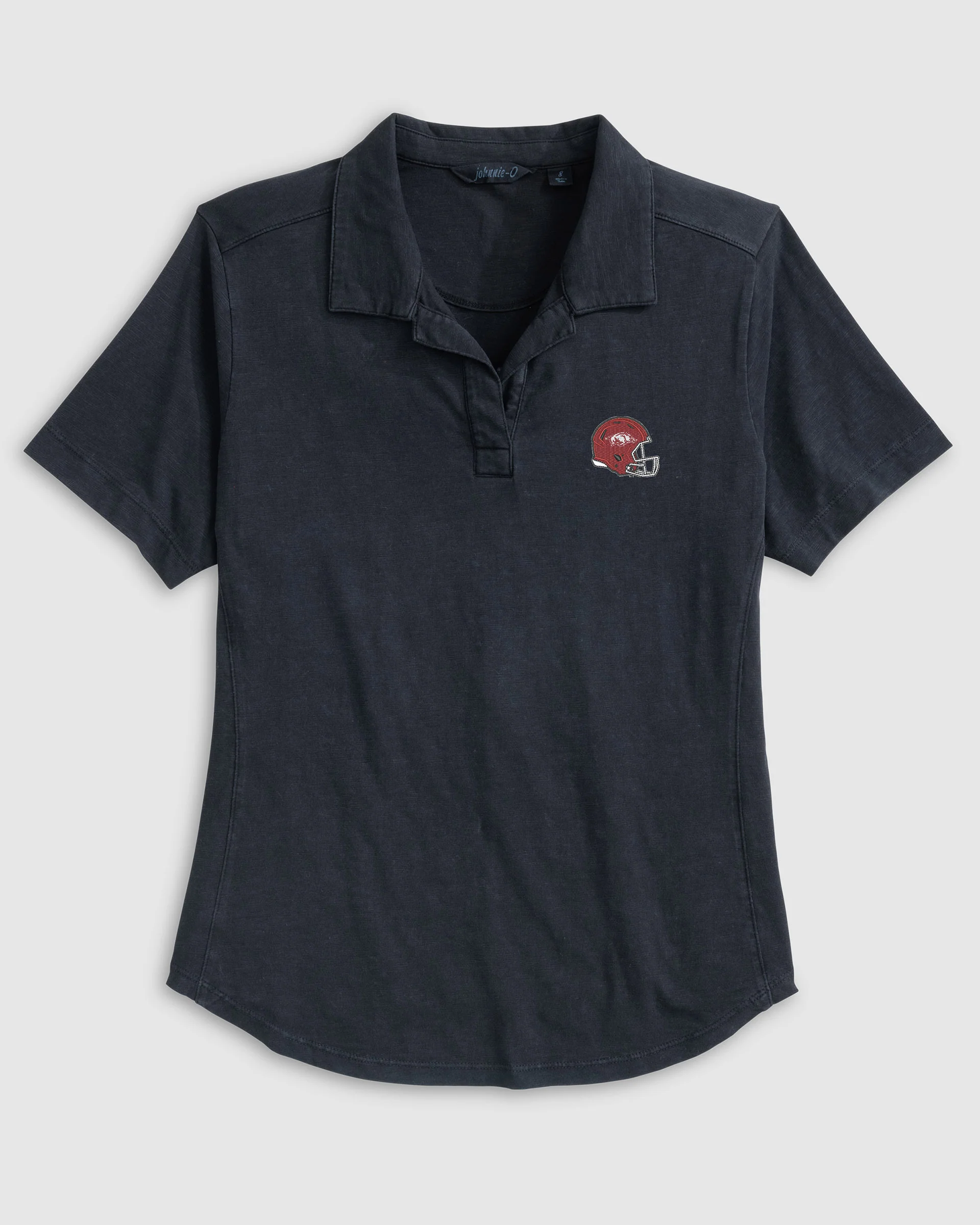 Women's University of Arkansas Coastal Wash Polo - Helmet Logo