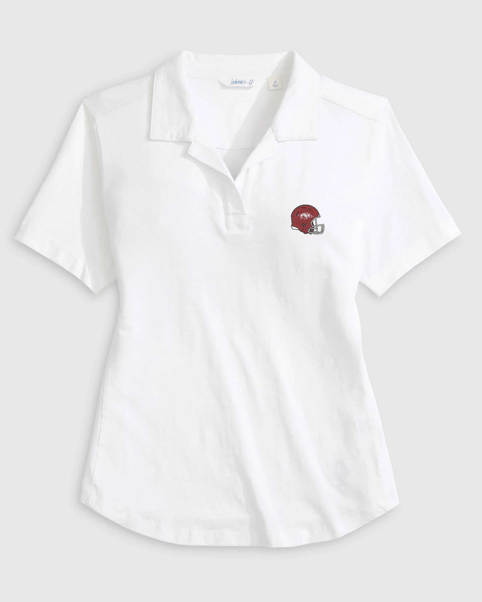 Women's University of Arkansas Coastal Wash Polo - Helmet Logo - Image 5
