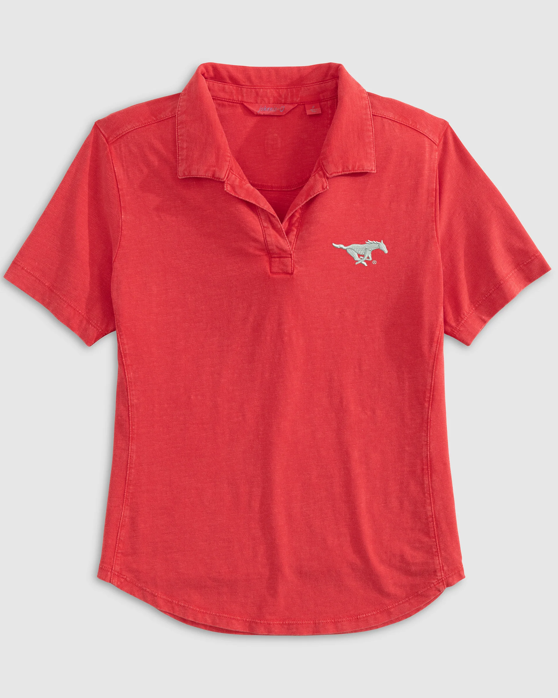 Women's Southern Methodist University Coastal Wash Polo - Image 2